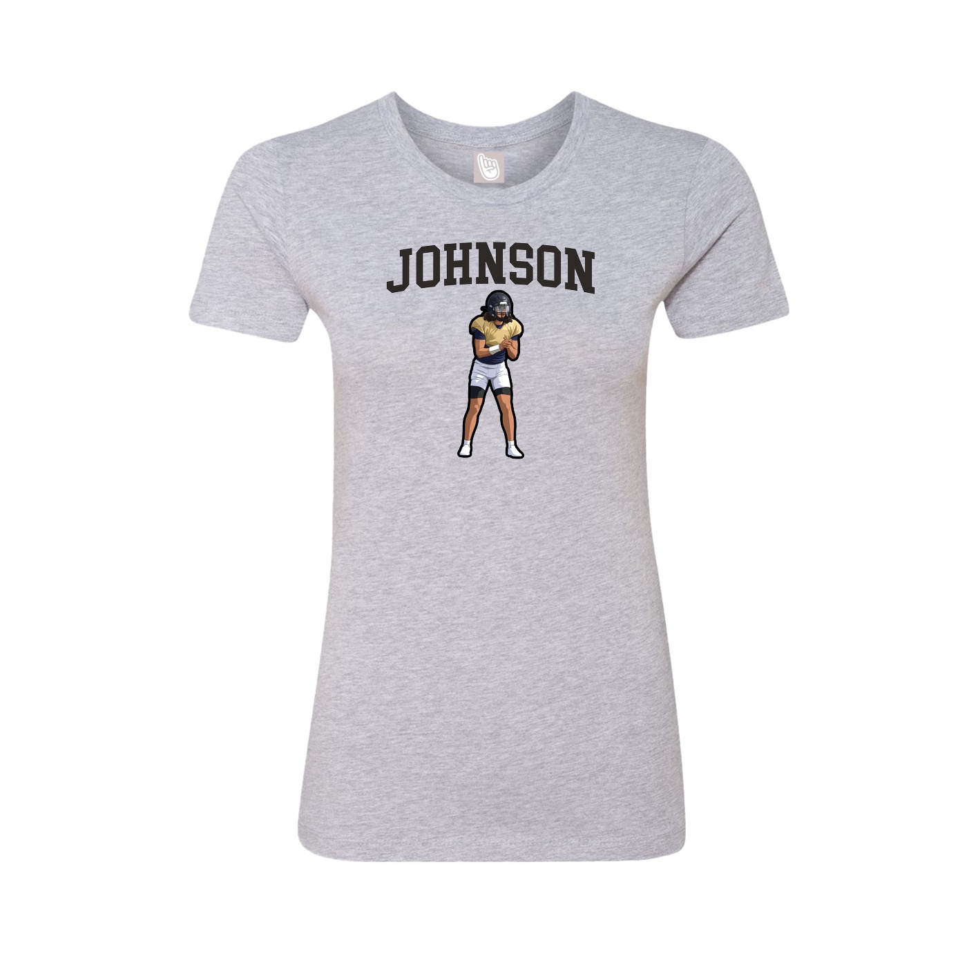 Fitted Women's Tee — Shirsey in Grey