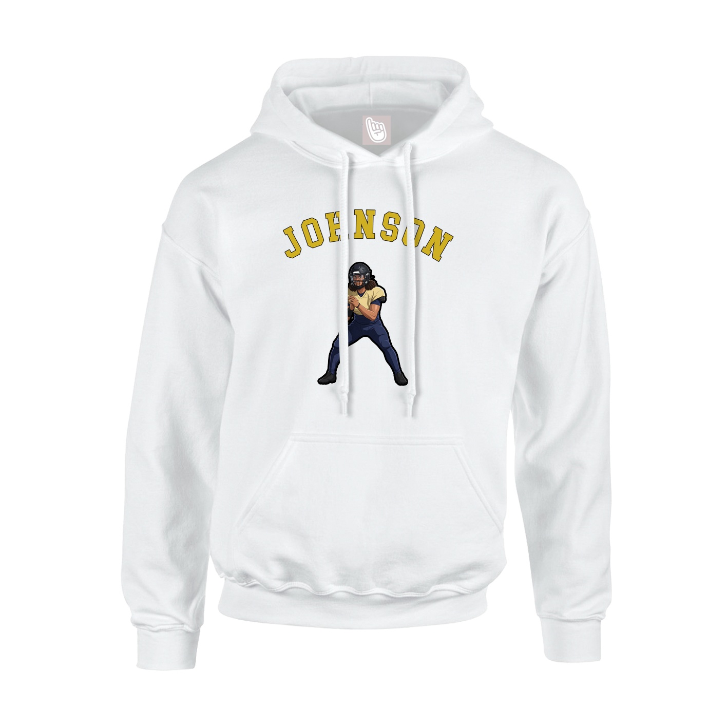 Hoodie — Shirsey Arch in White