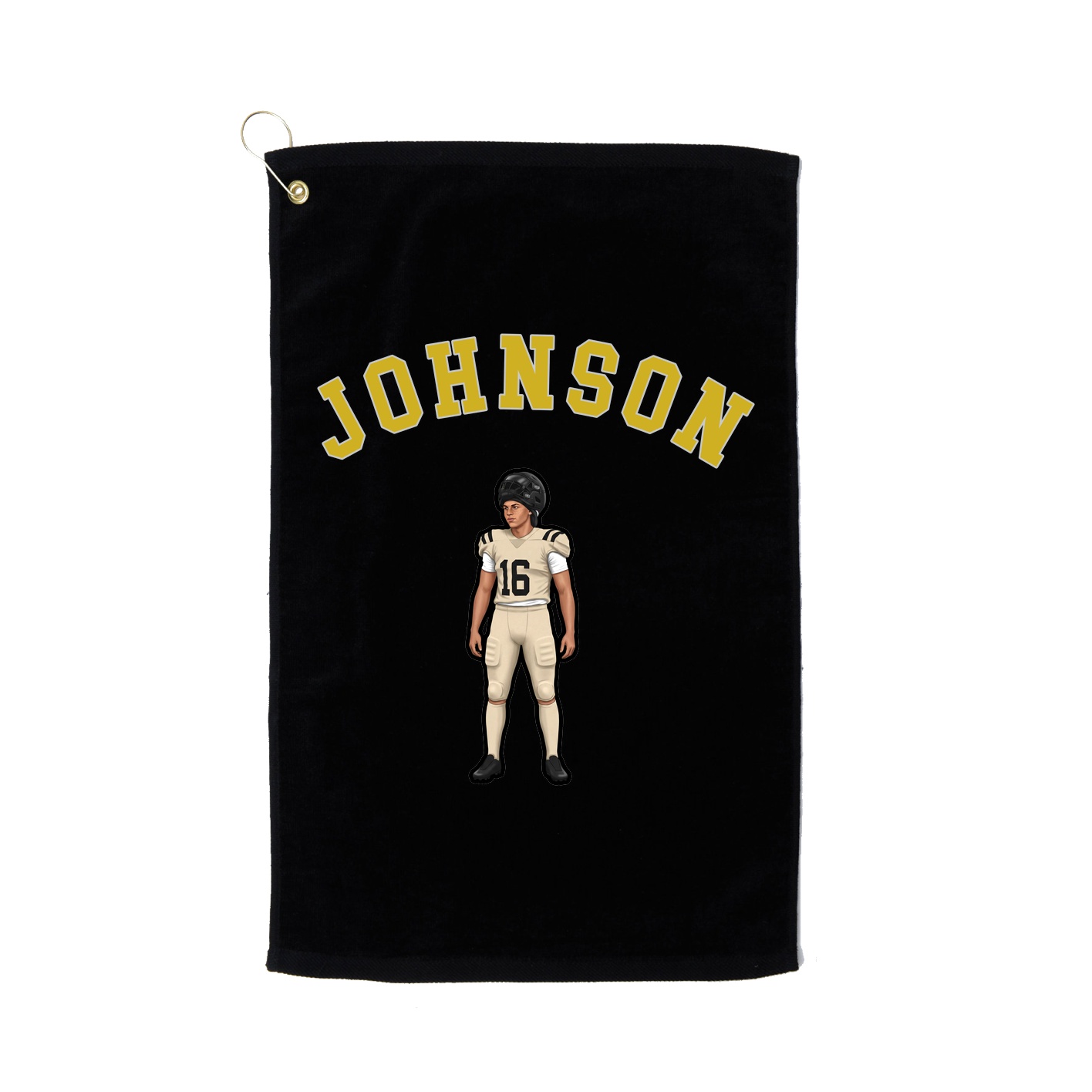 Golf Towel — Shirsey Arch in Black