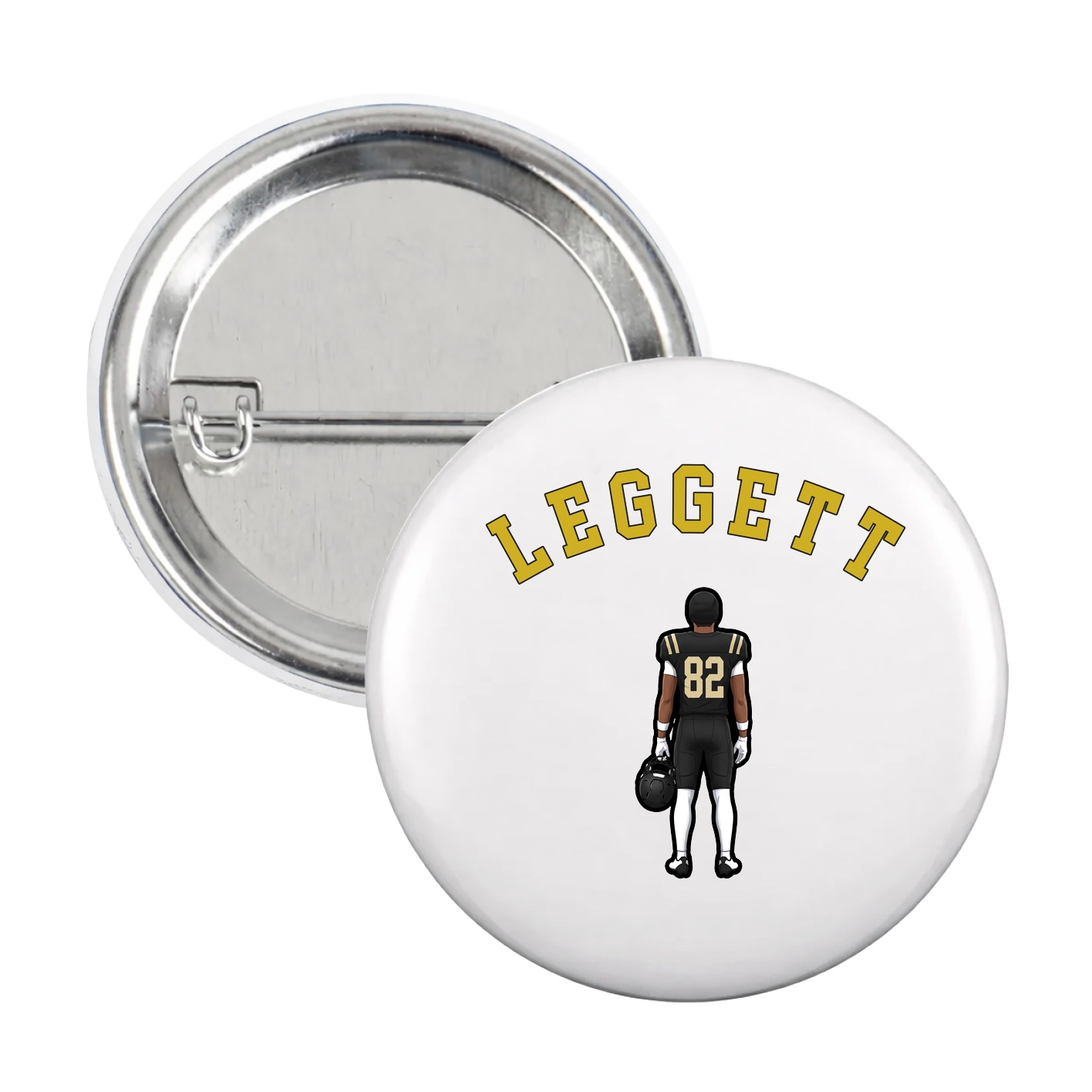Game Day Button — Shirsey Arch in White