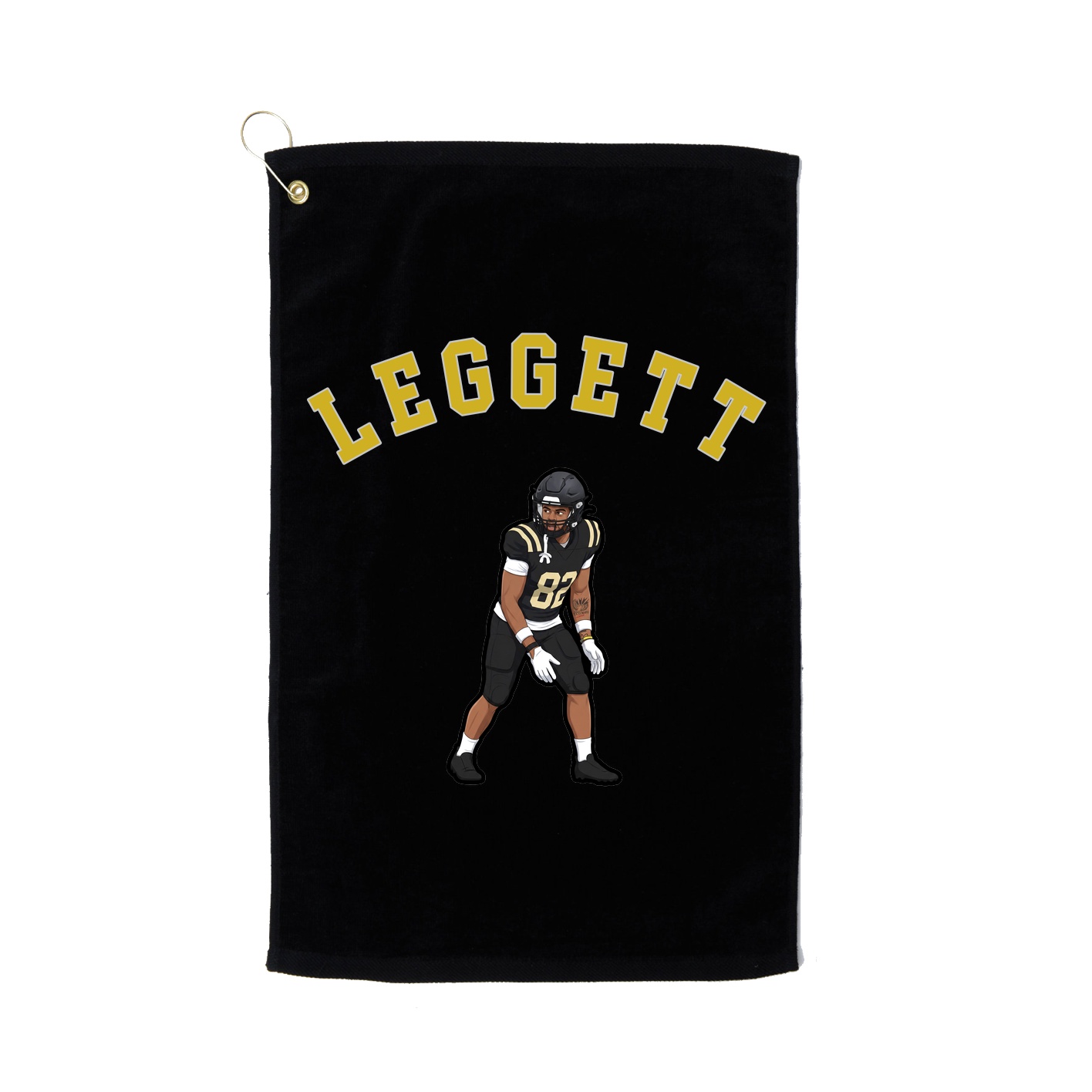Golf Towel — Shirsey Arch in Black