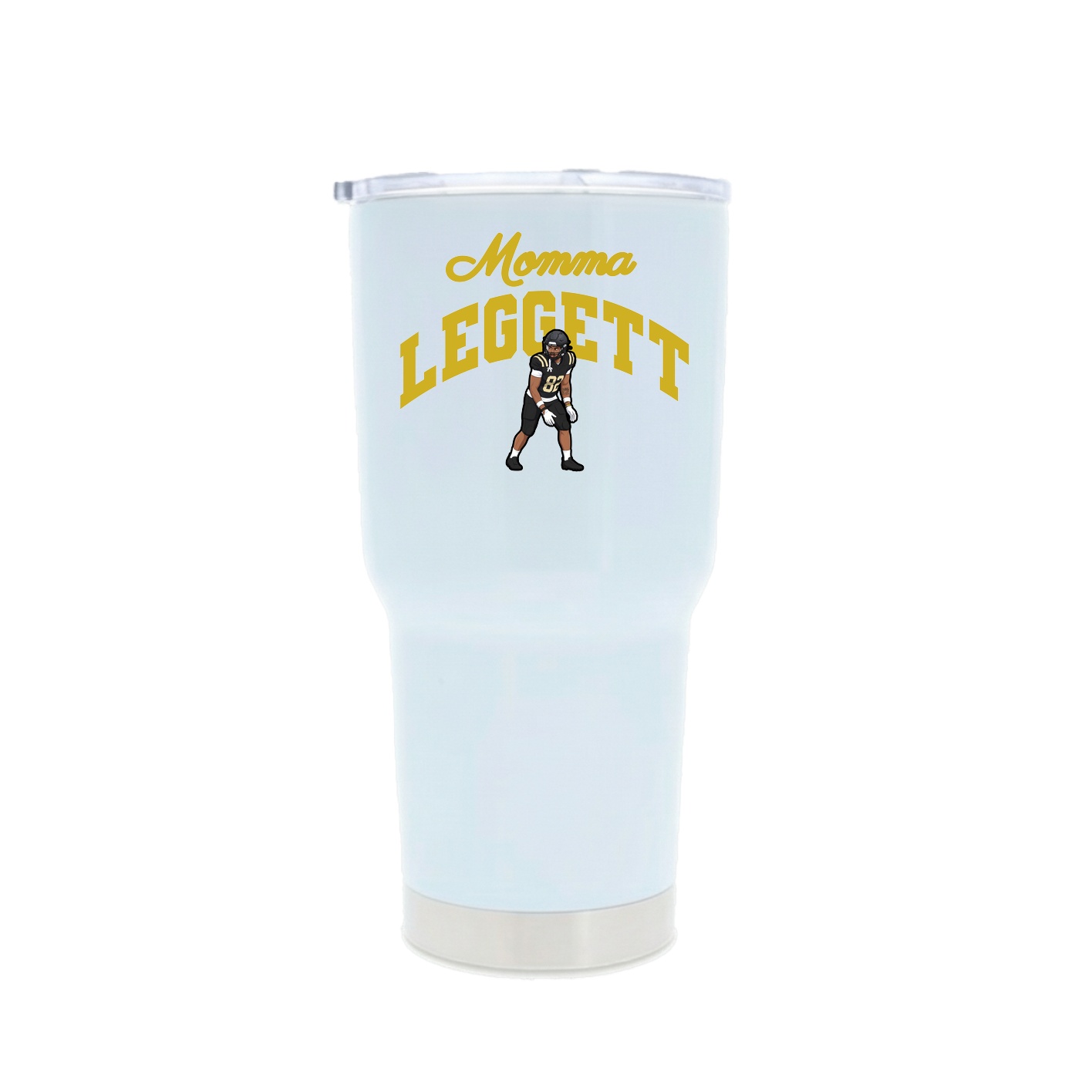 30oz Stainless Steel Tumbler — Mothers Day Arch in White