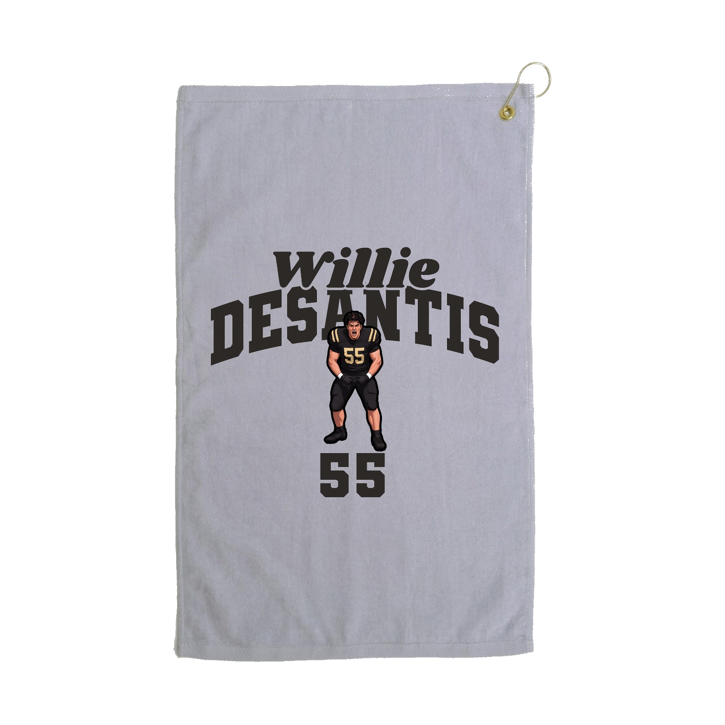 Golf Towel — Signature Arch in Grey