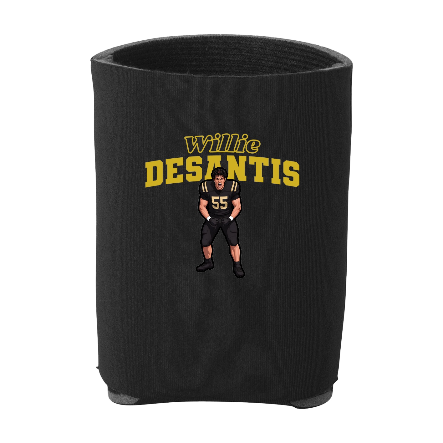 Can Holder — Name Arch in Black