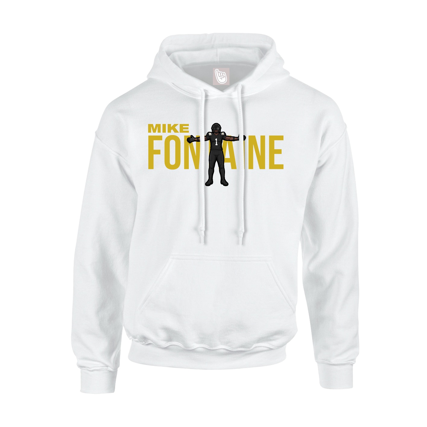 Hoodie — Player Name in White