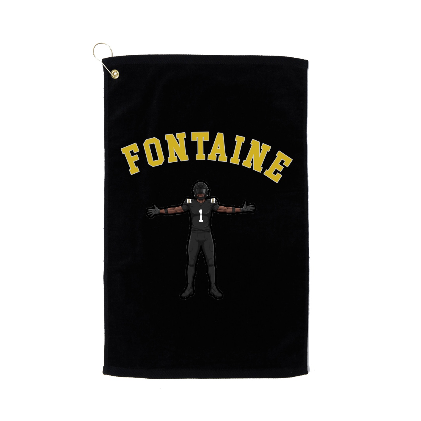 Golf Towel — Shirsey Arch in Black