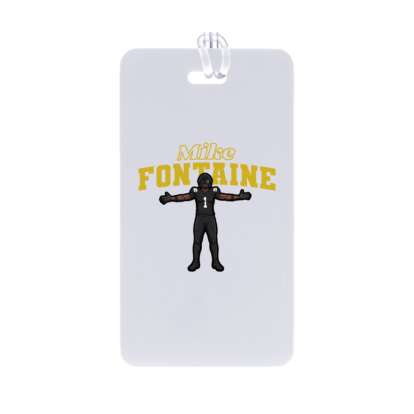 Bag Tag — Name Arch in Classic