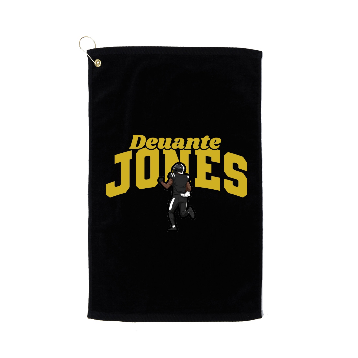 Golf Towel — Signature Arch in Black