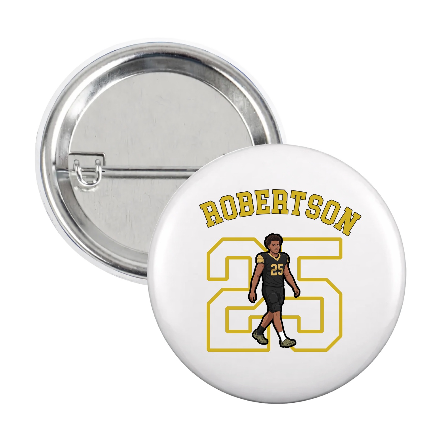 Game Day Button — Shirsey Arch in White