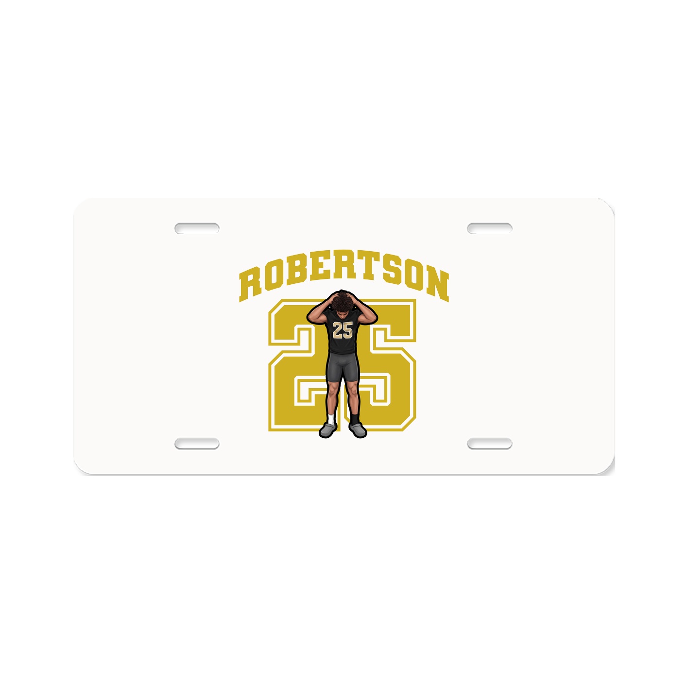 License Plate — Number in Classic