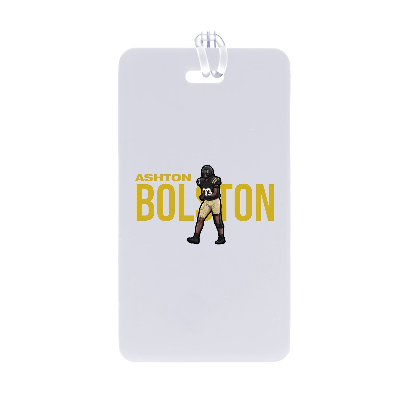 Bag Tag — Player Name in Classic