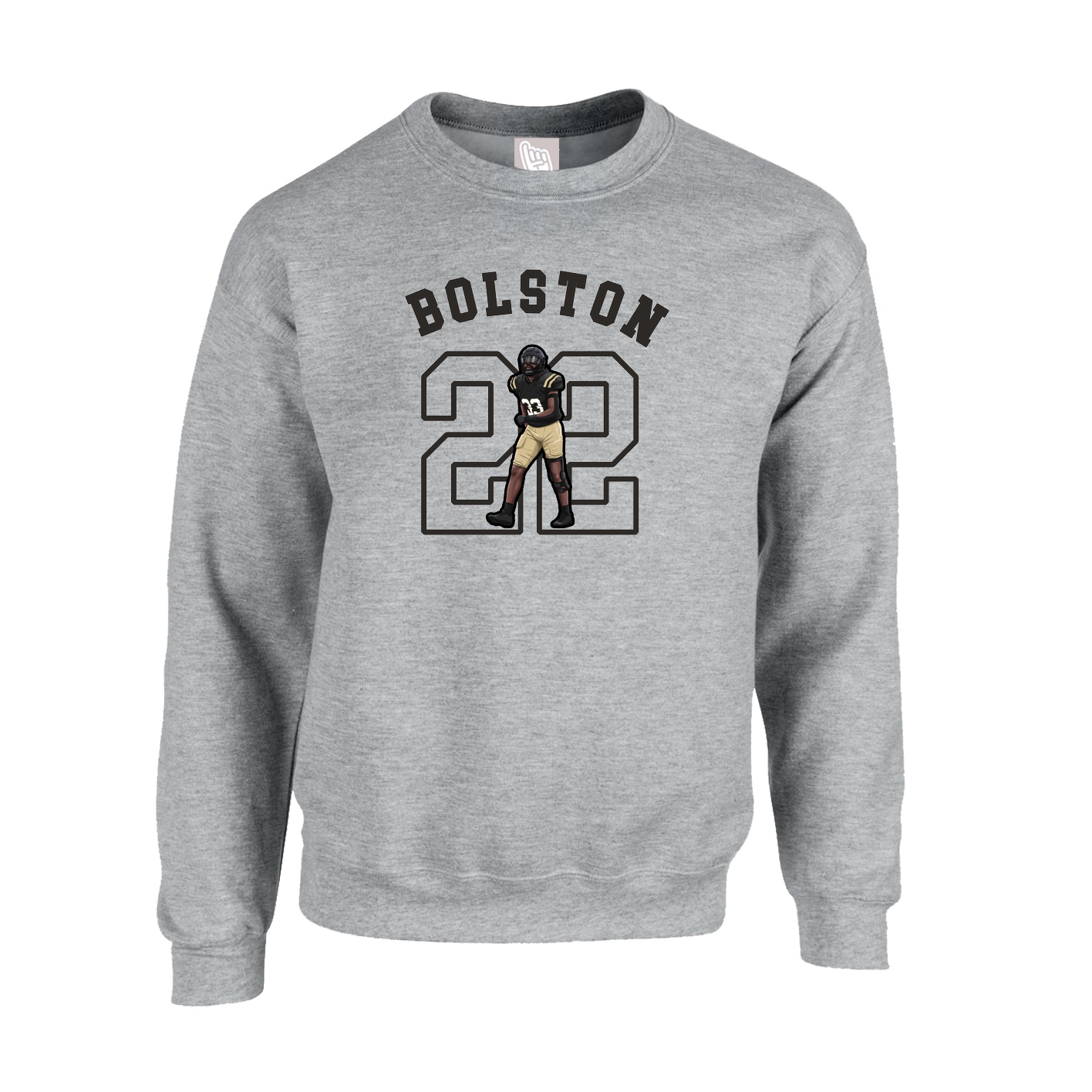 Fleece Crew — Shirsey Arch in Grey