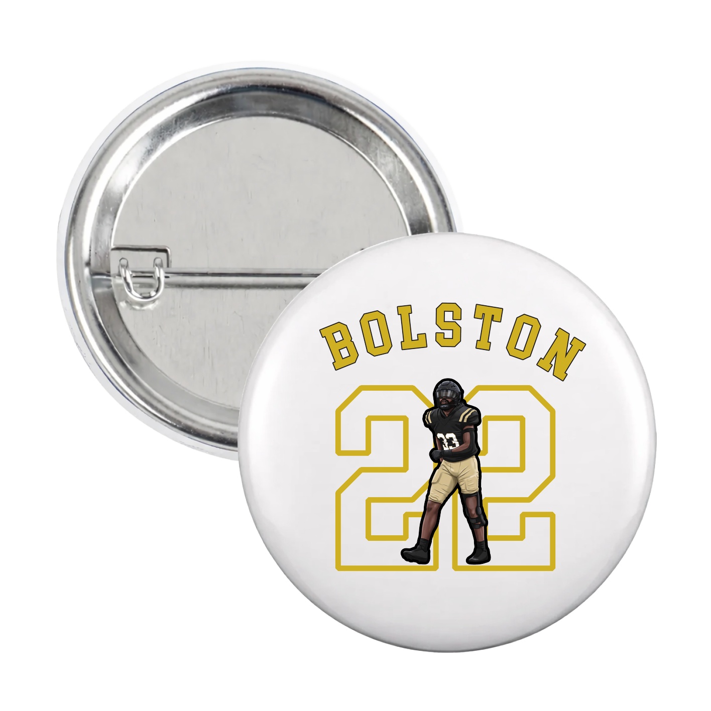 Game Day Button — Shirsey Arch in White