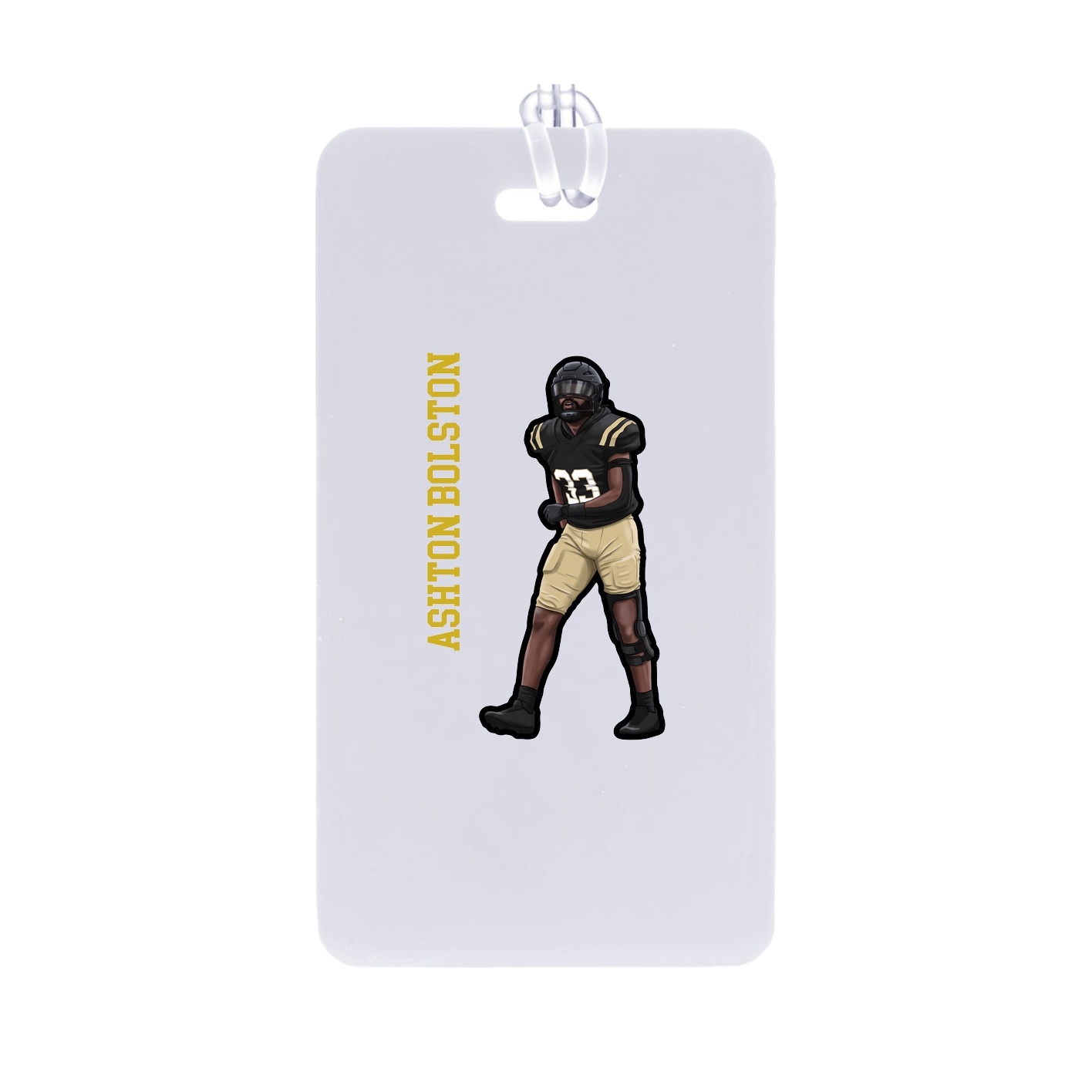 Bag Tag — Name Vertical in Classic