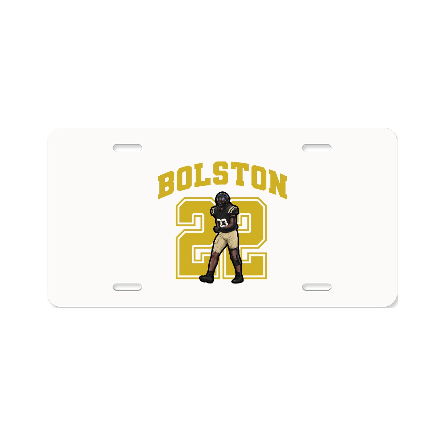 License Plate — Number in Classic