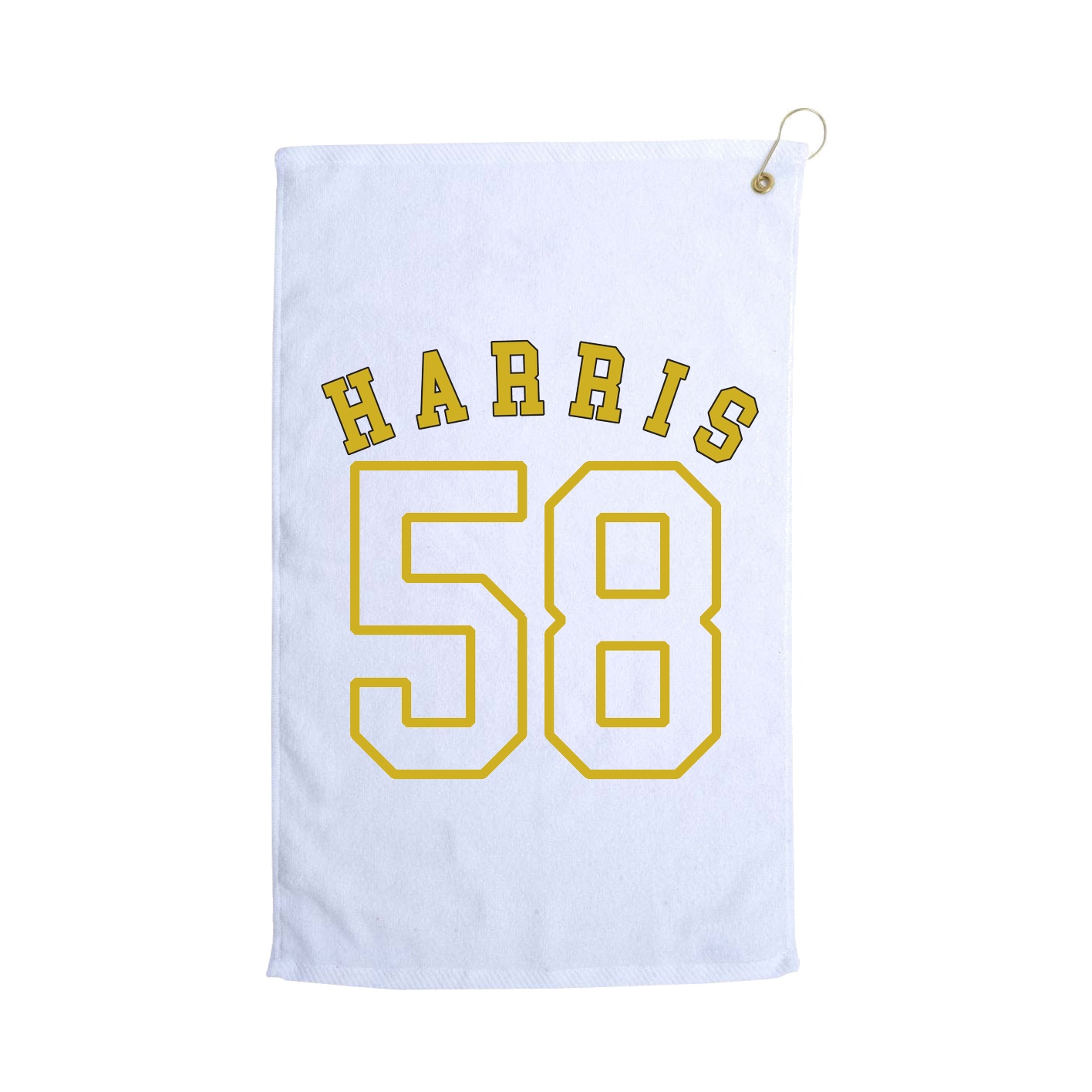 Golf Towel — Shirsey Arch in White