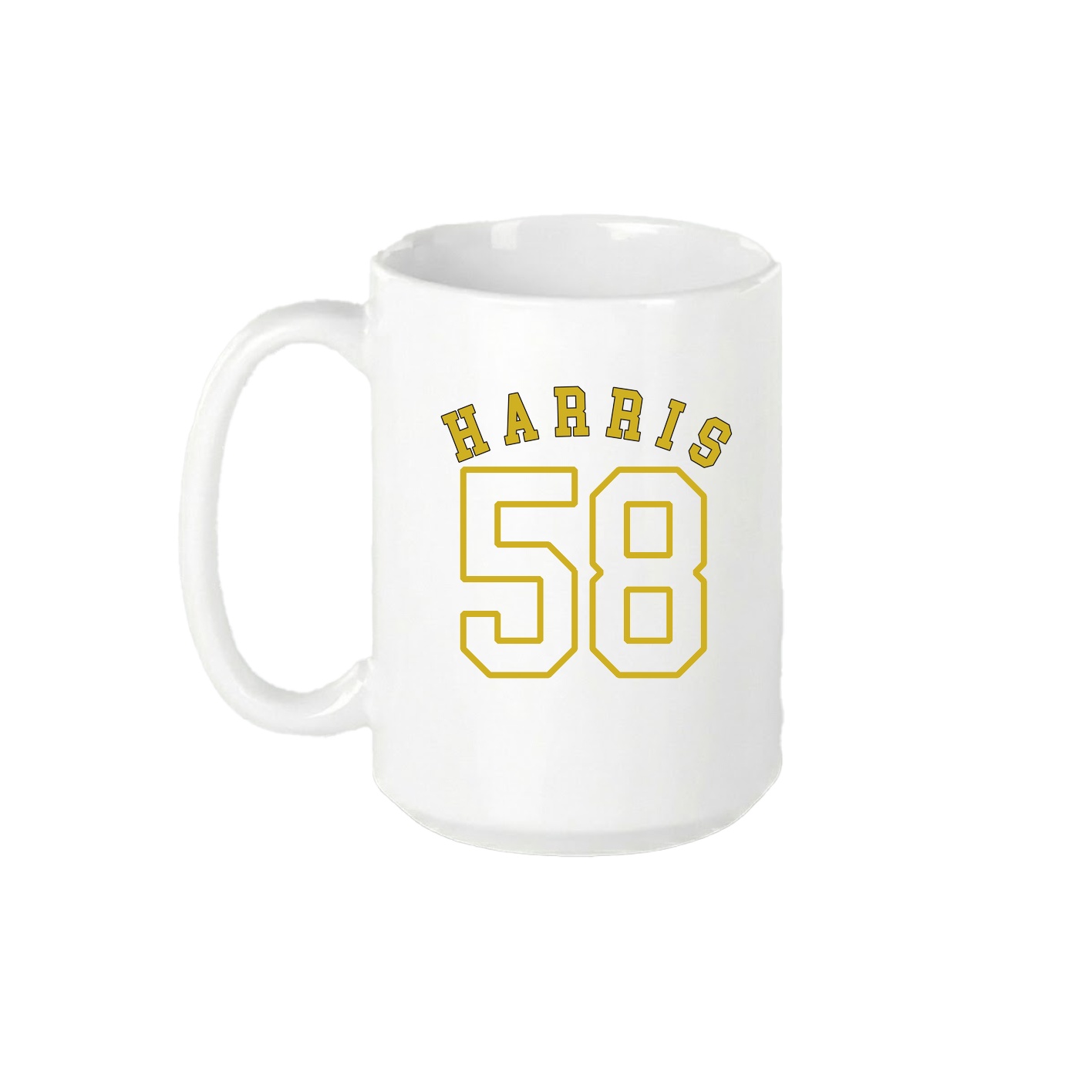 15oz Coffee Mug — Shirsey Arch in White