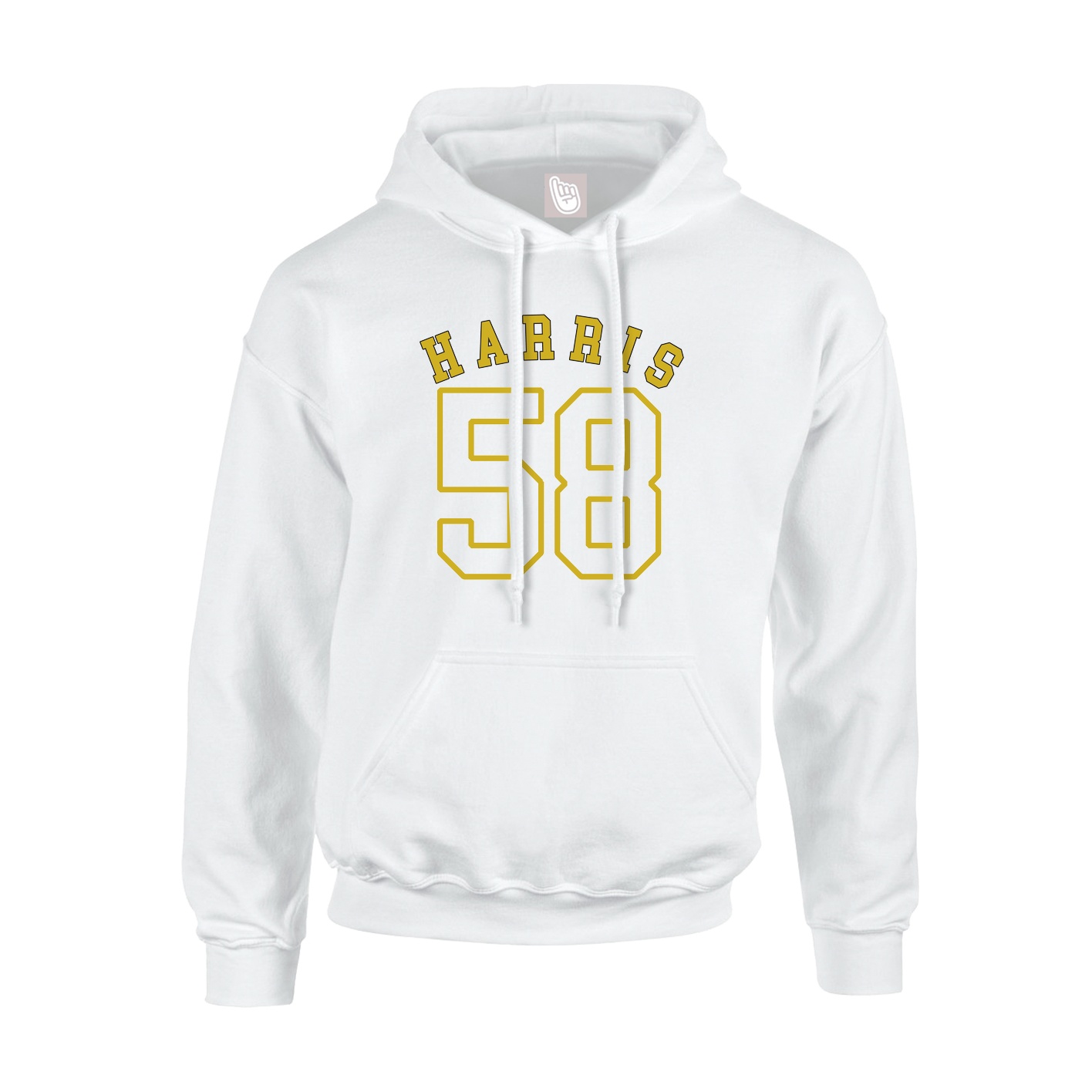 Hoodie — Shirsey Arch in White