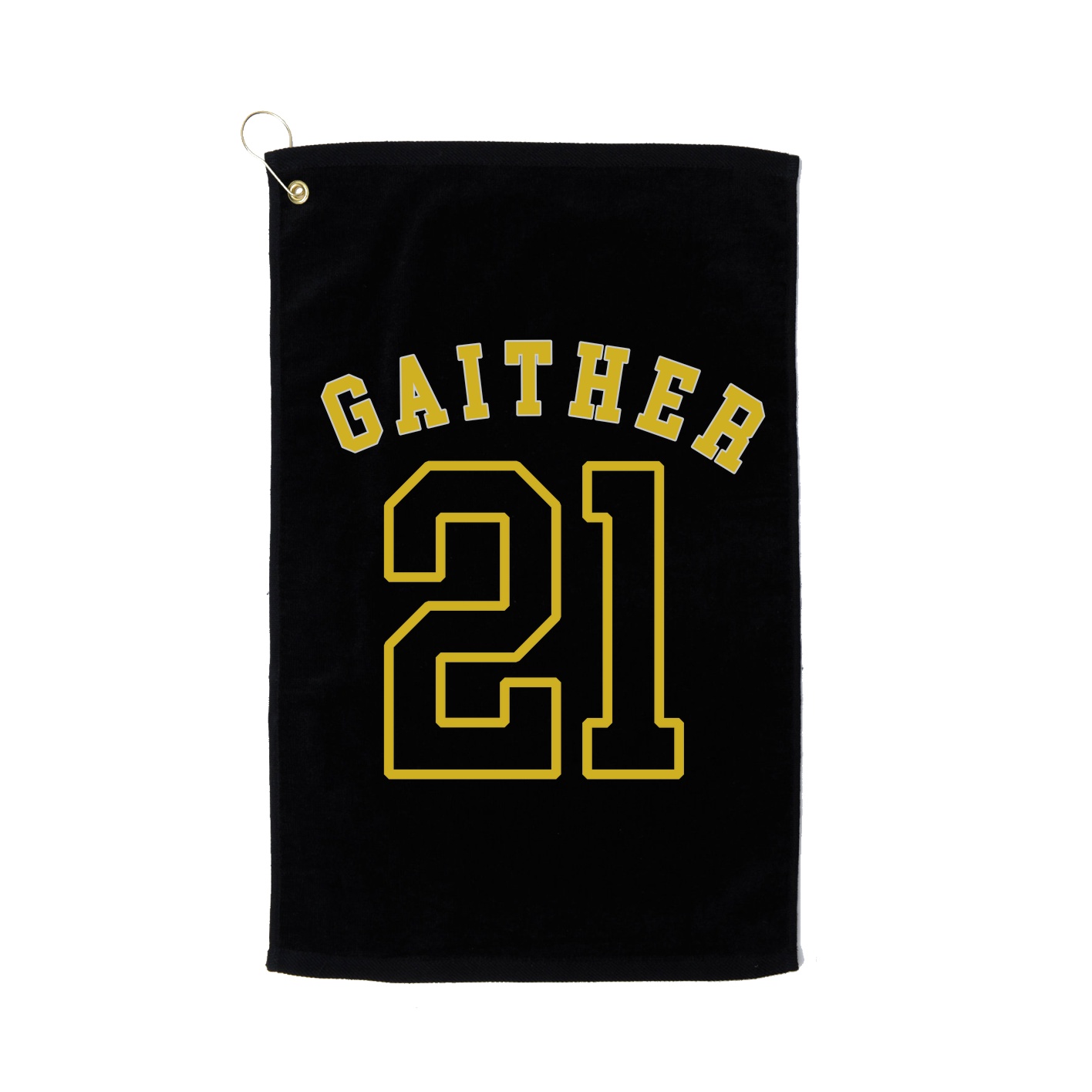 Golf Towel — Shirsey Arch in Black
