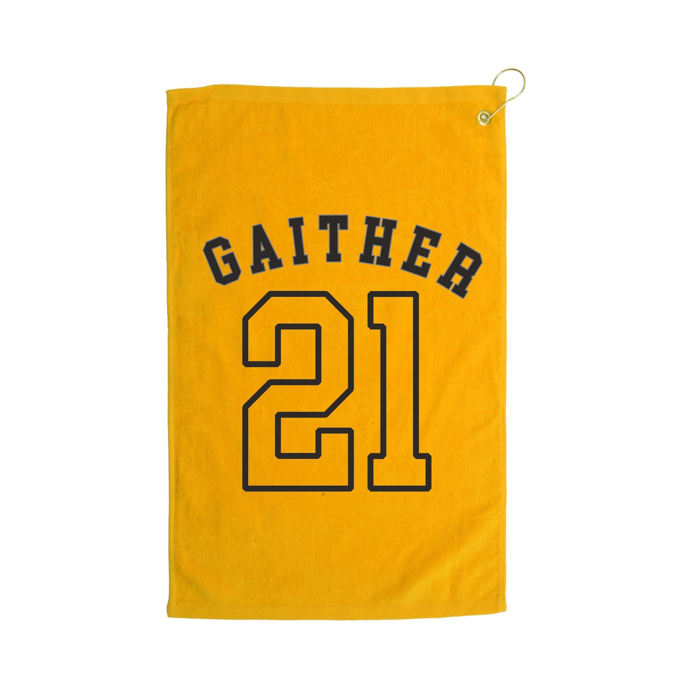 Golf Towel — Shirsey Arch in Gold