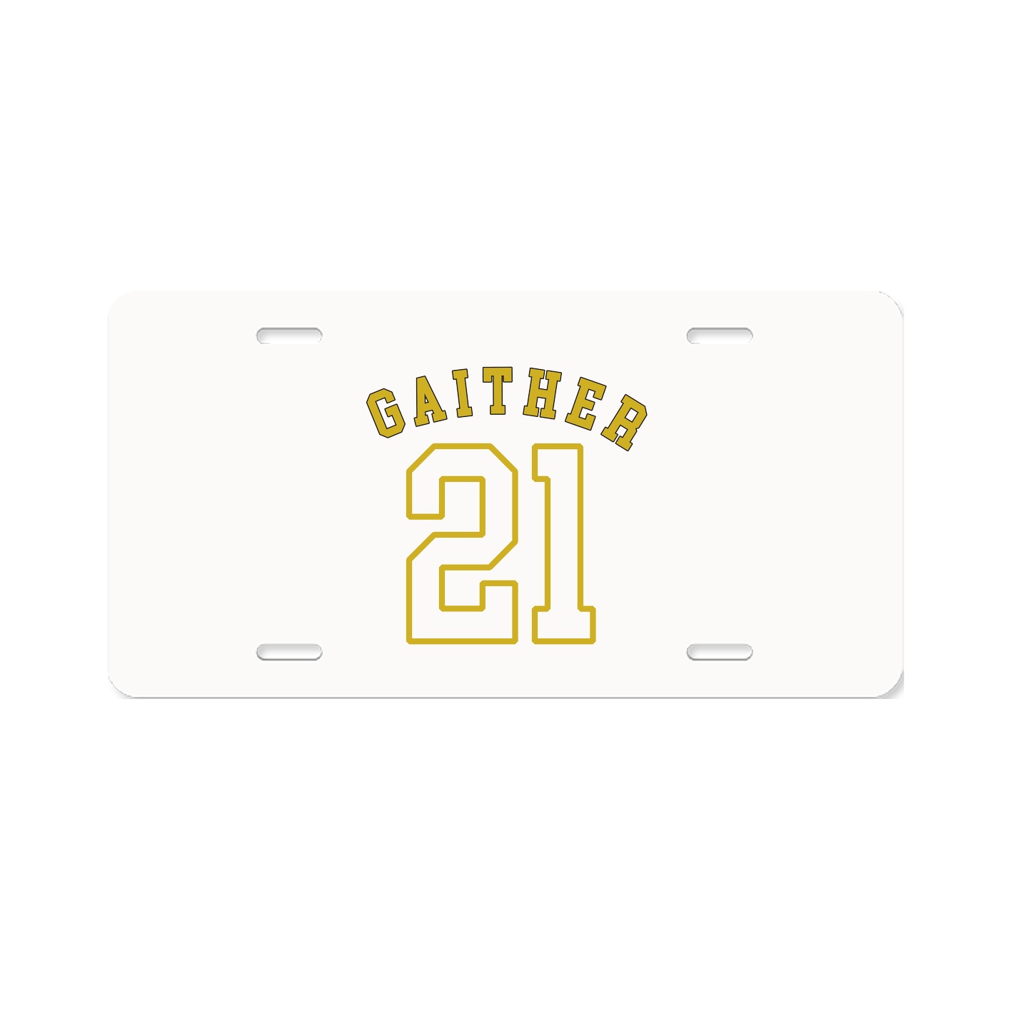 License Plate — Shirsey Arch in Classic