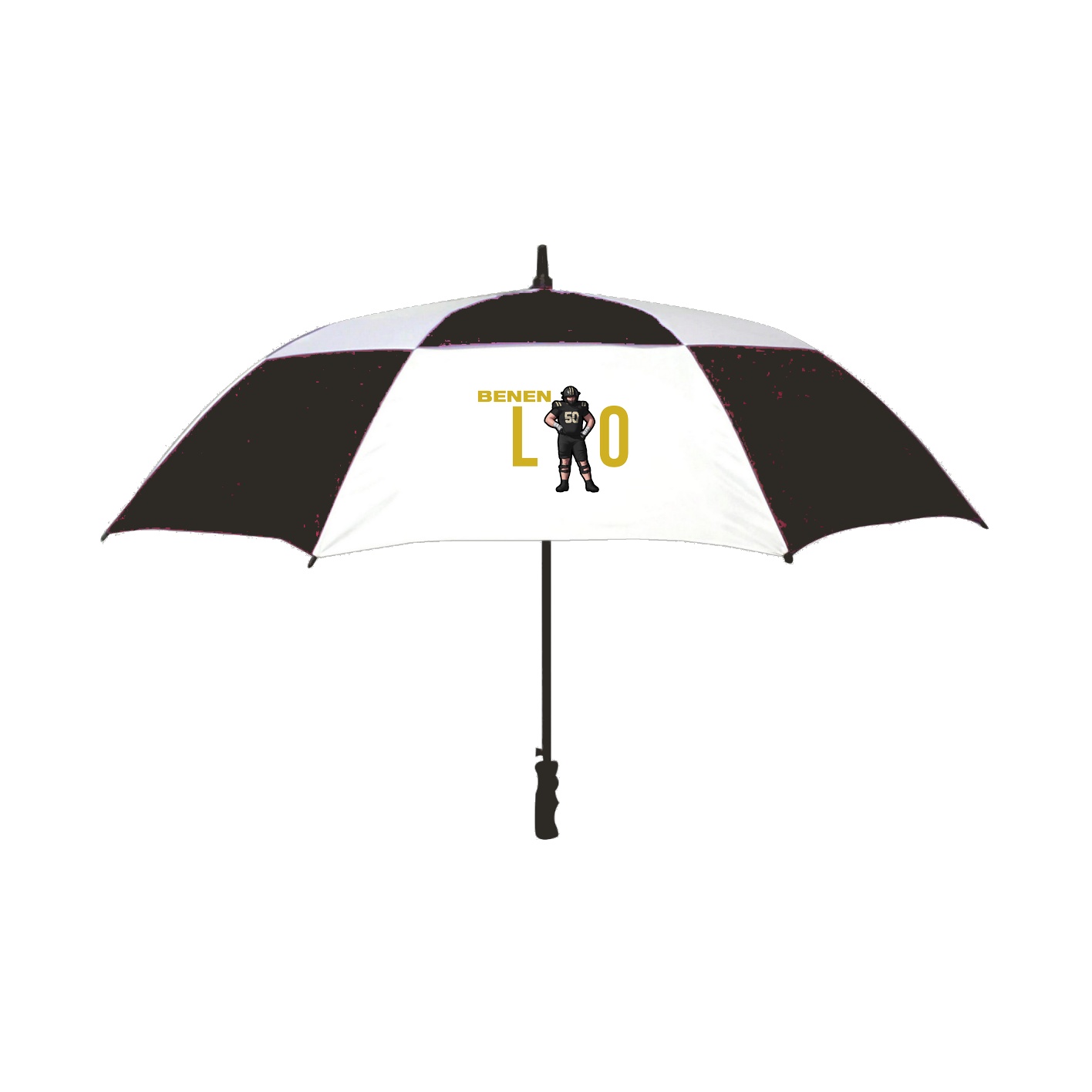 Golf Umbrella — Player Name in Black