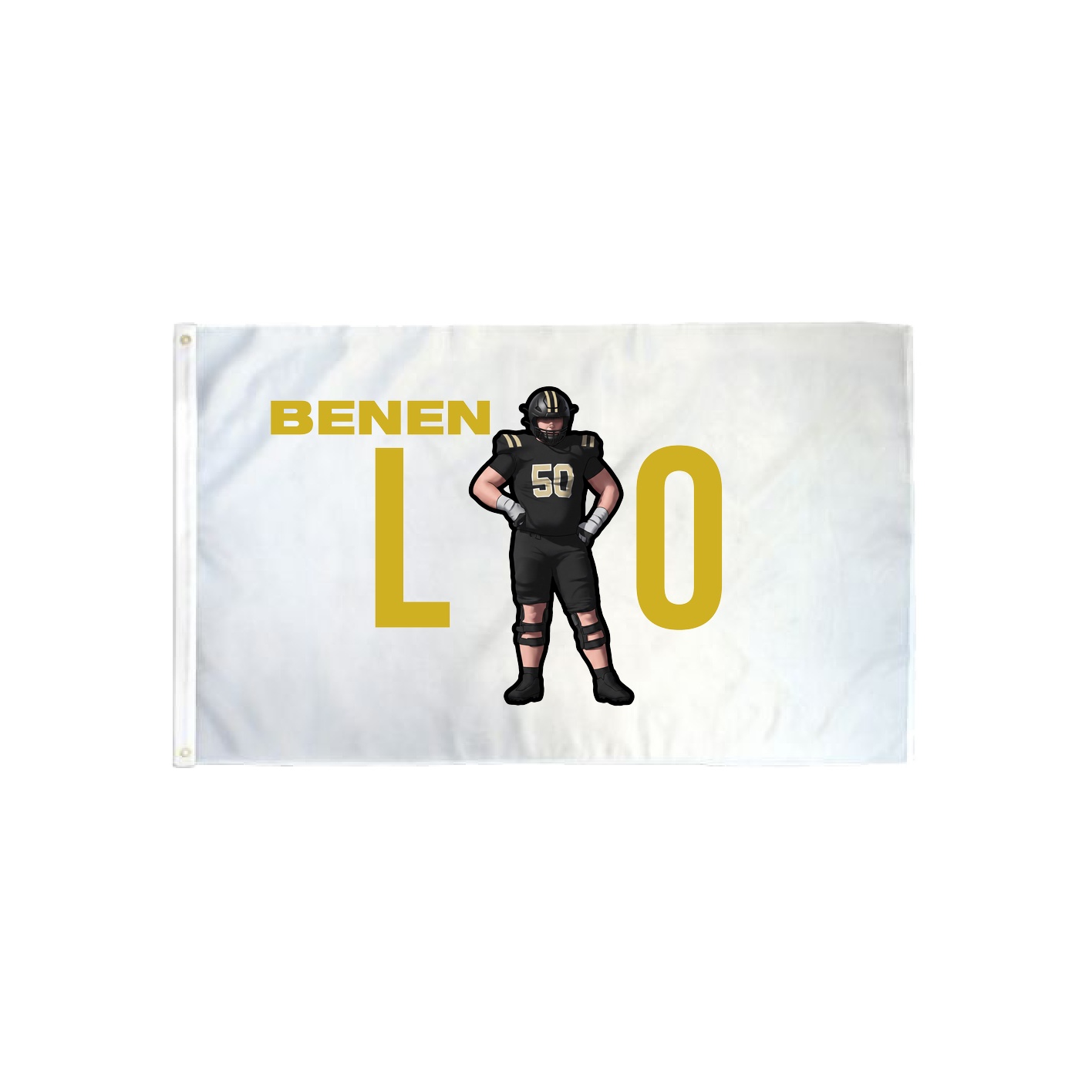 3x5 Flag — Player Name in Classic