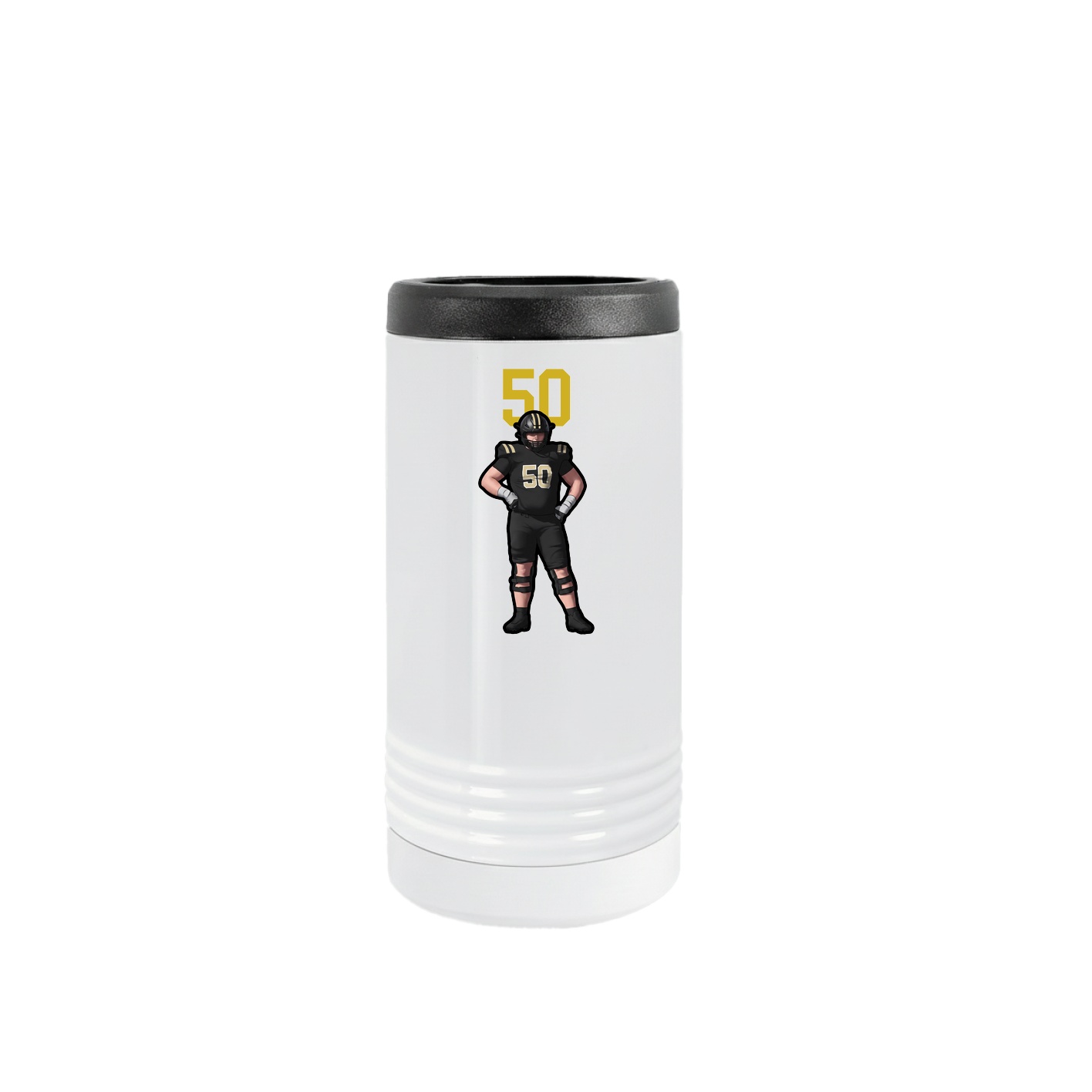 Slim Beverage Holder — Number Top in White