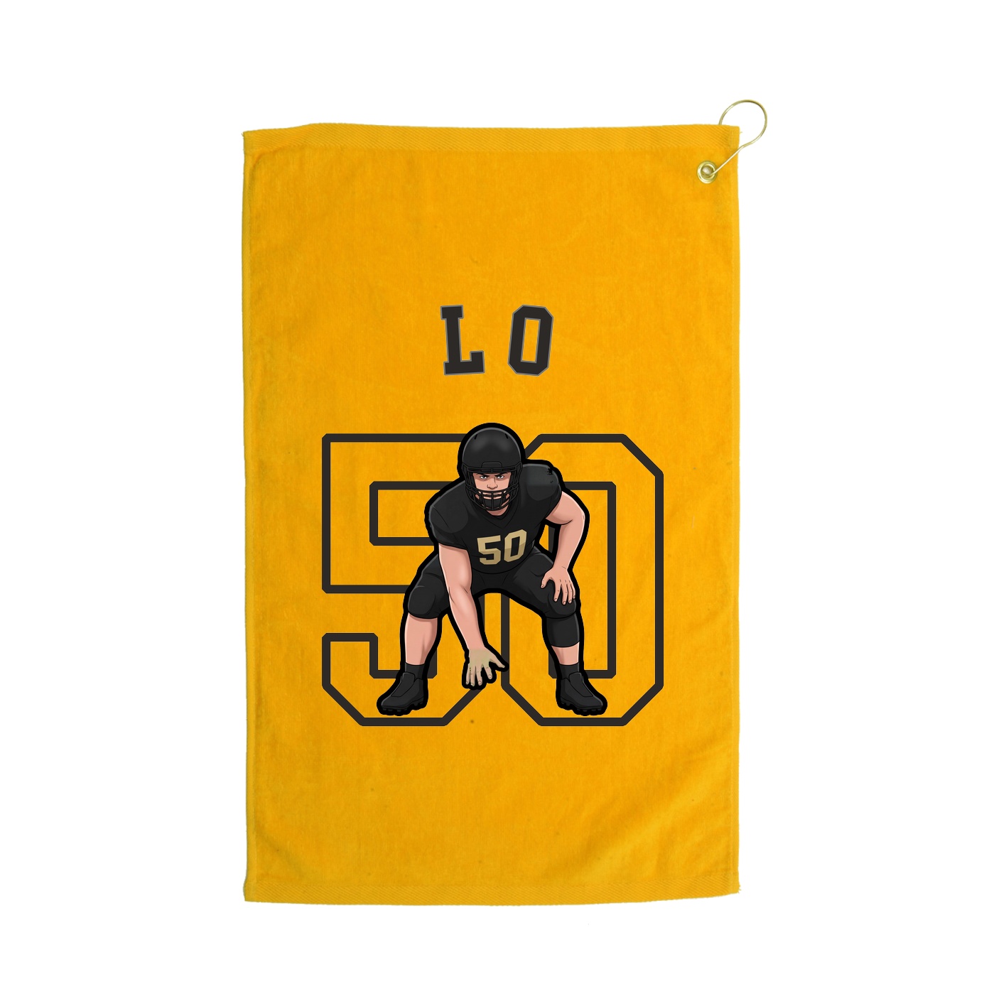Golf Towel — Shirsey Arch in Gold