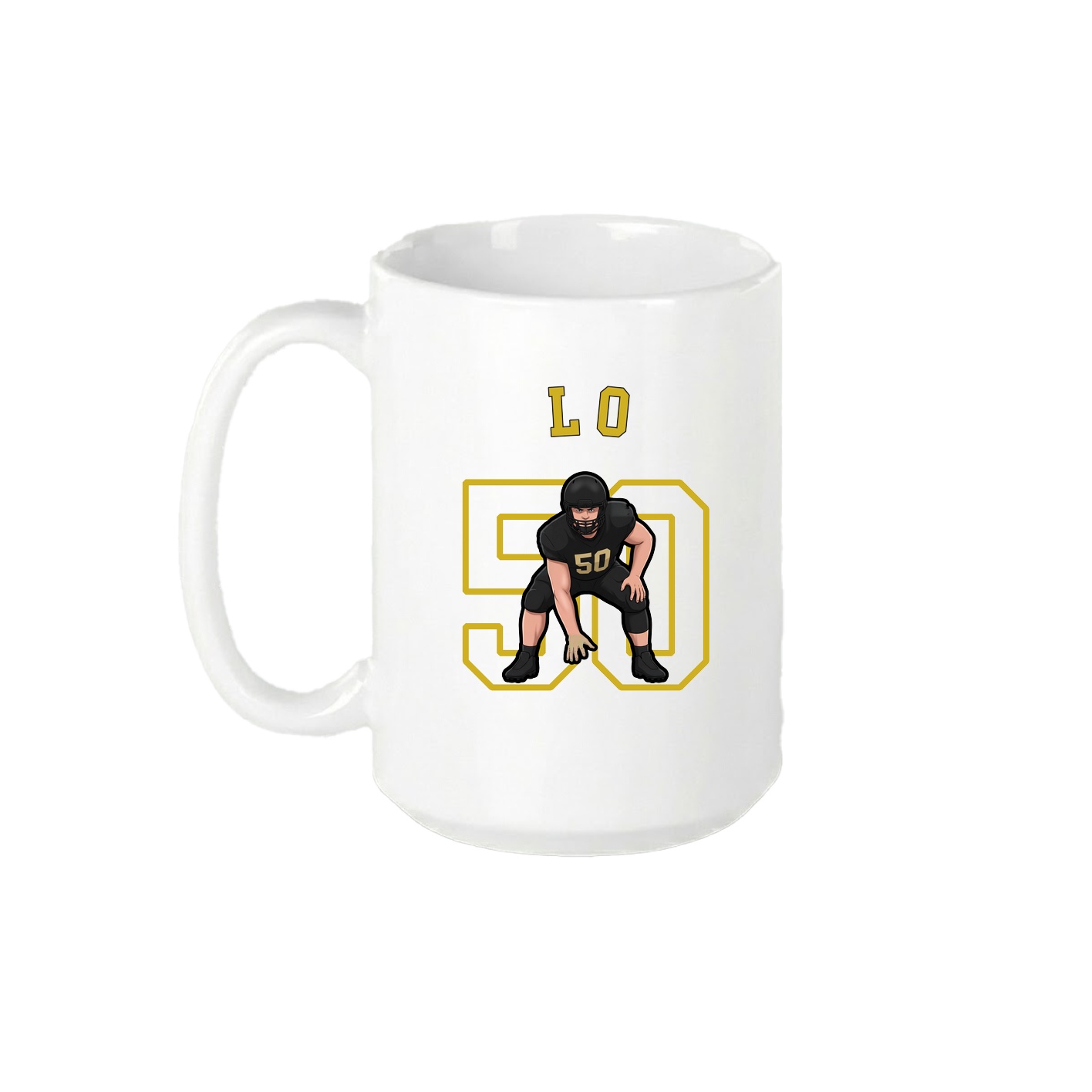 15oz Coffee Mug — Shirsey Arch in White