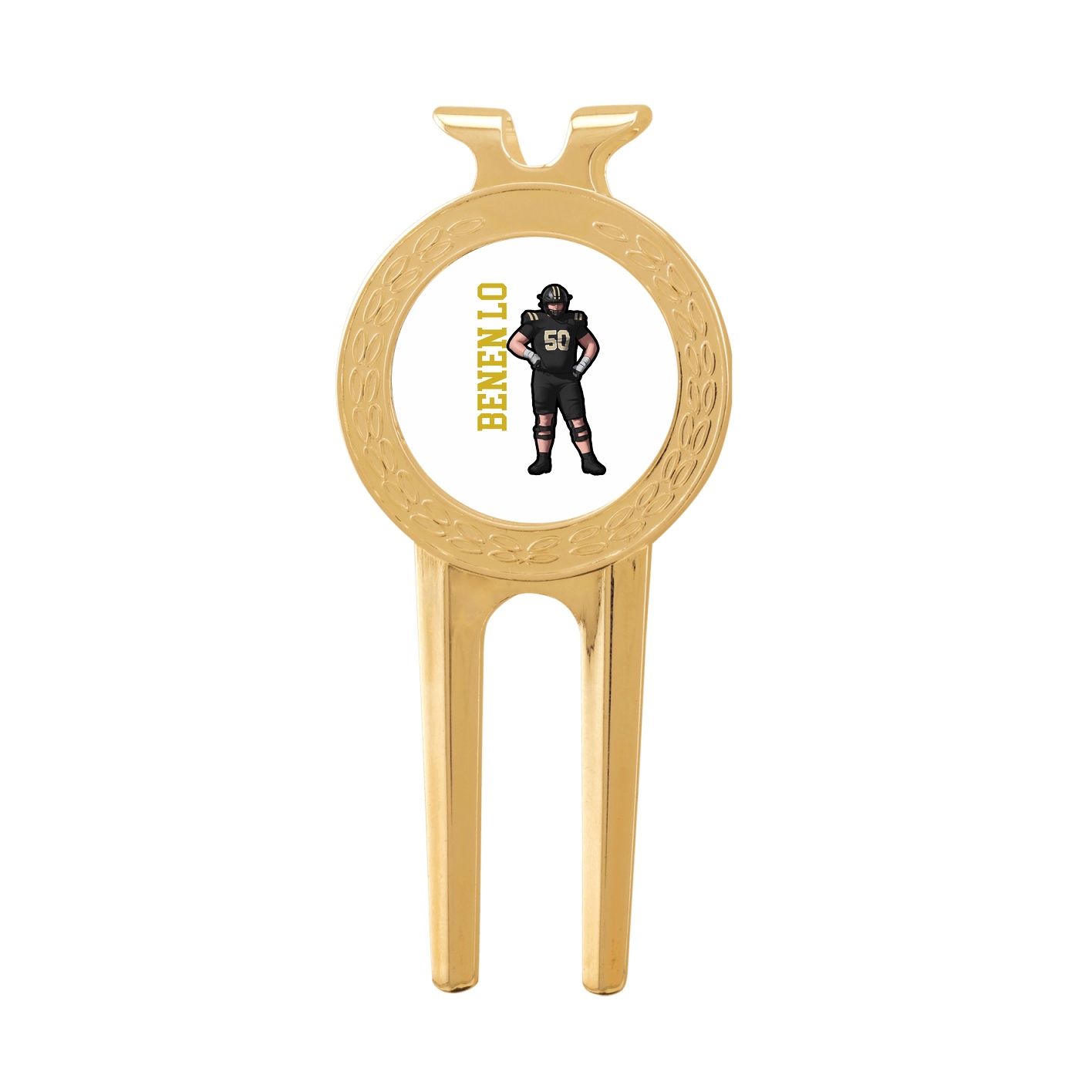 Divot Tool with Ball Marker — Name Vertical in Classic