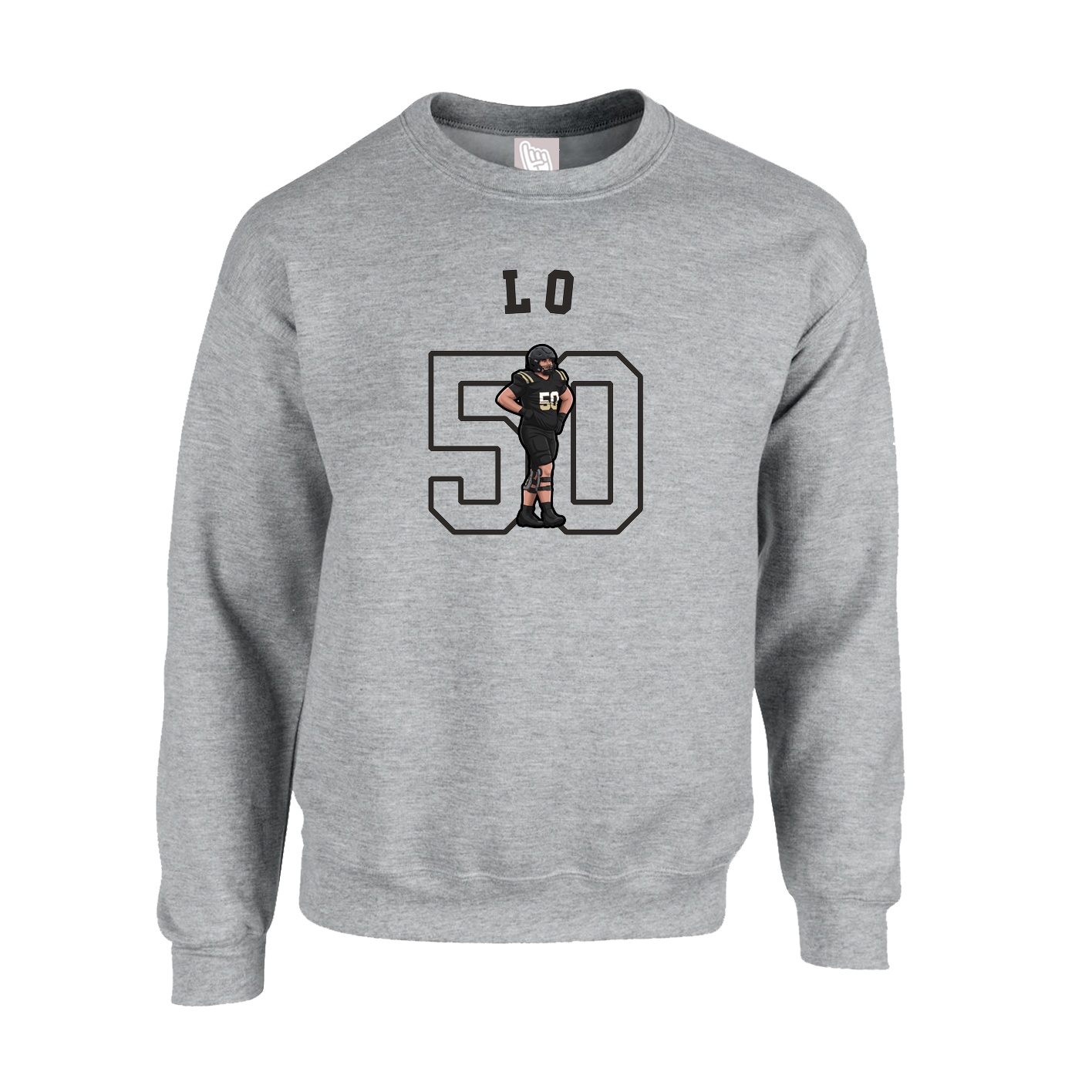 Fleece Crew — Shirsey Arch in Grey