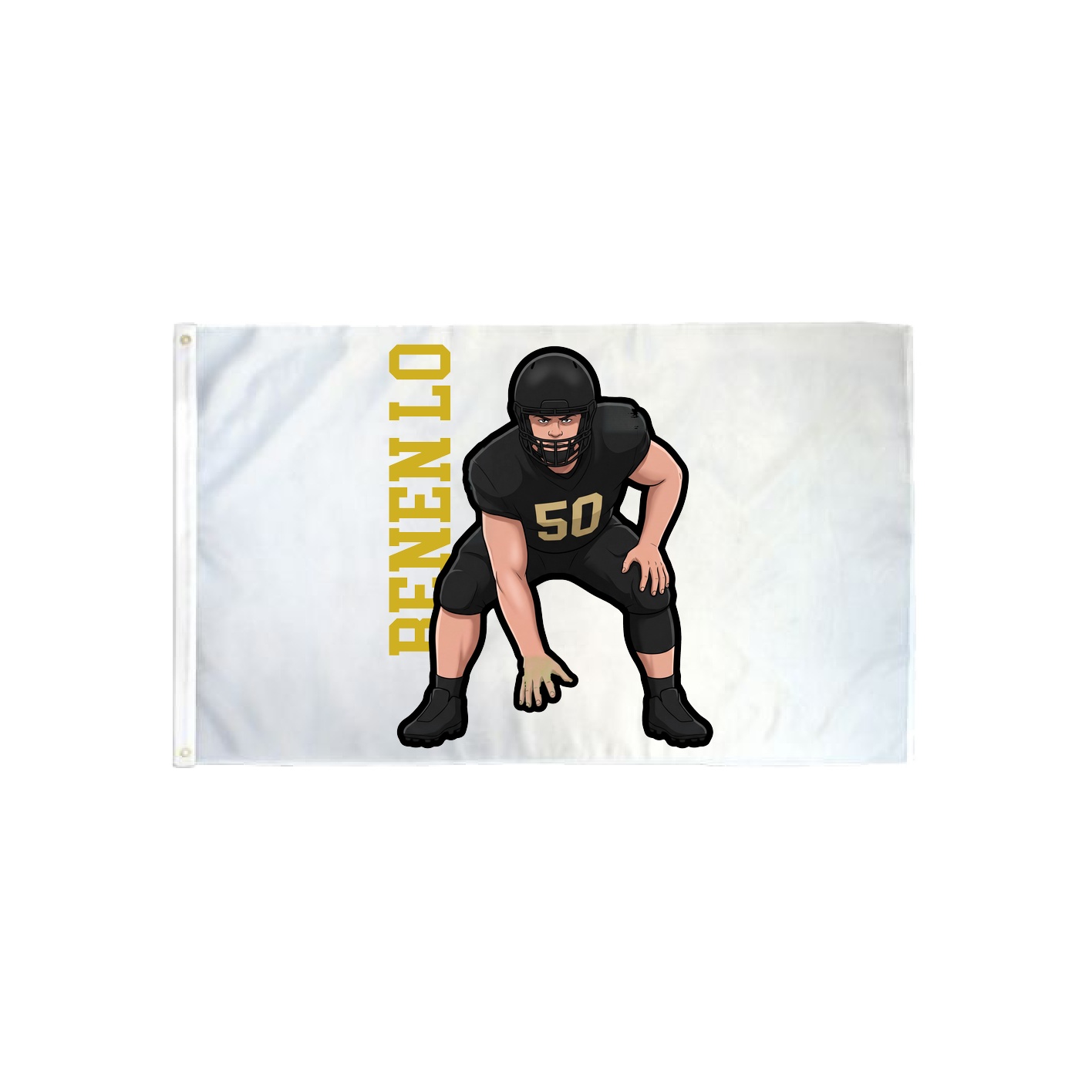 3x5 Flag — Name Vertical in Classic