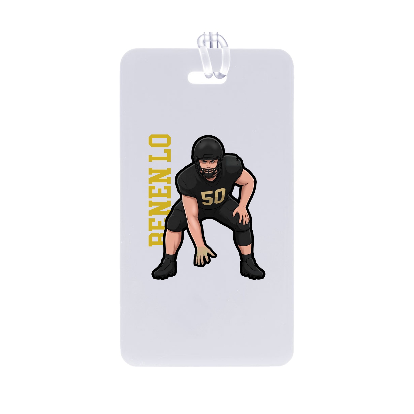 Bag Tag — Name Vertical in Classic