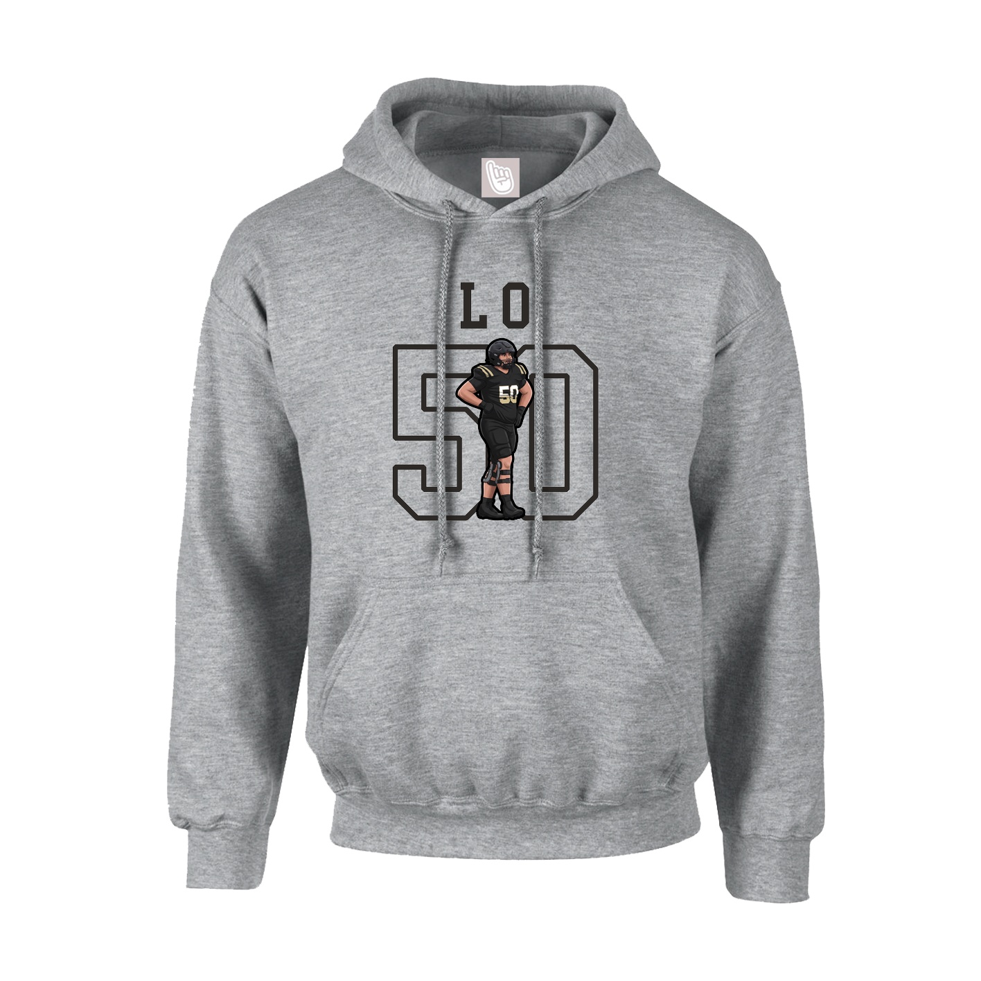 Hoodie — Shirsey in Grey