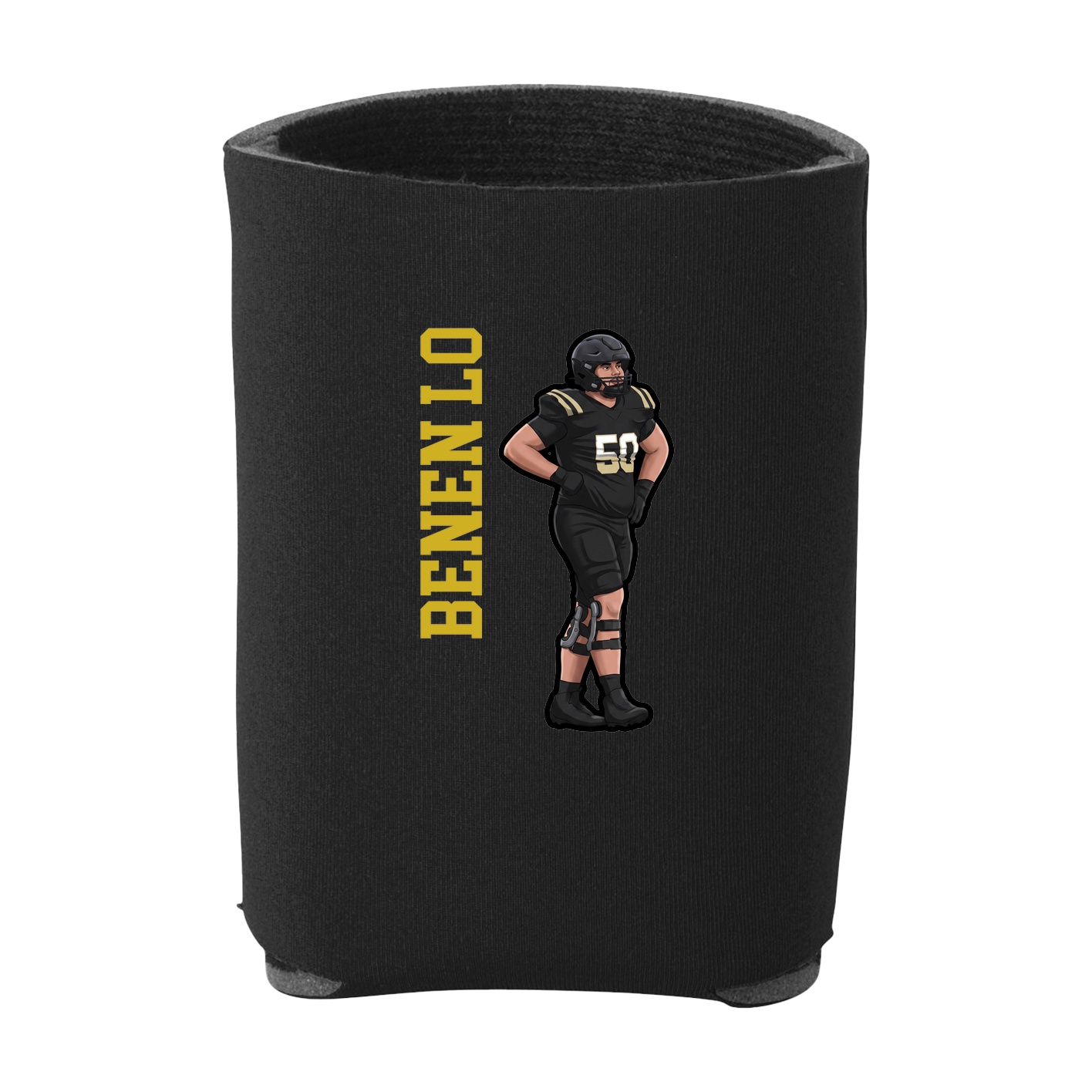 Can Holder — Name Vertical in Black