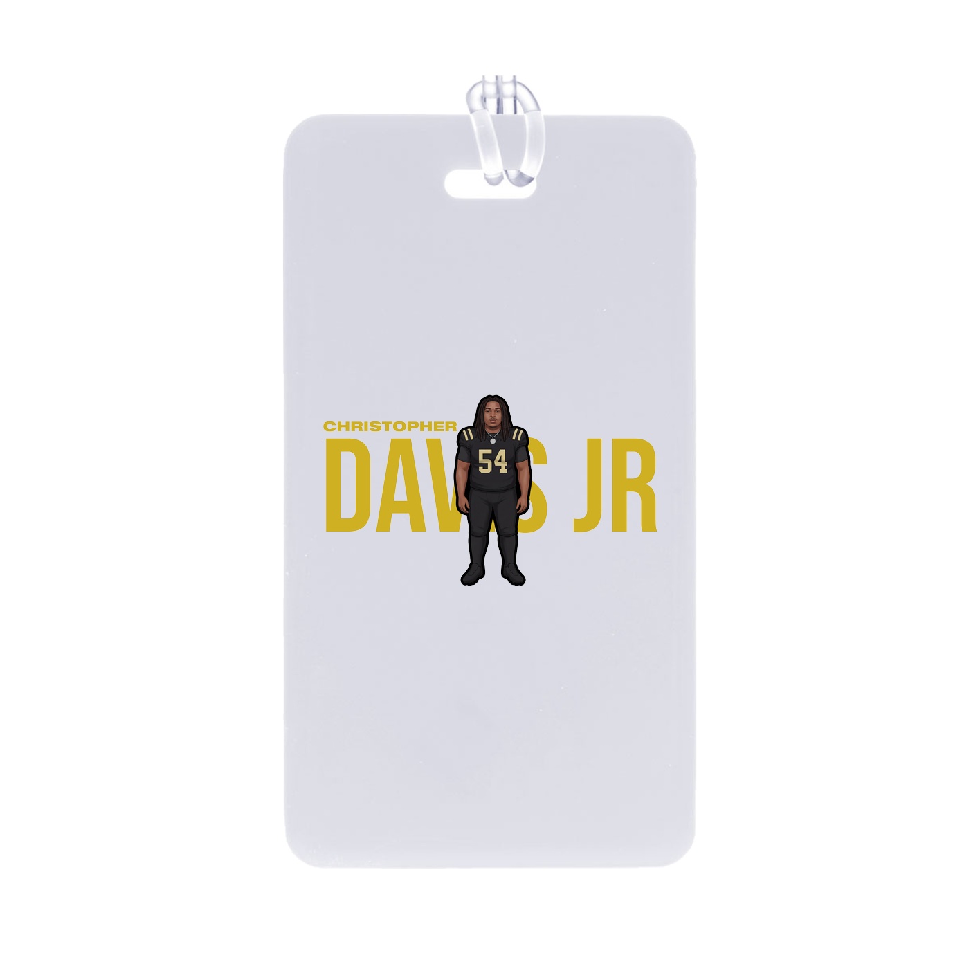 Bag Tag — Player Name in Classic