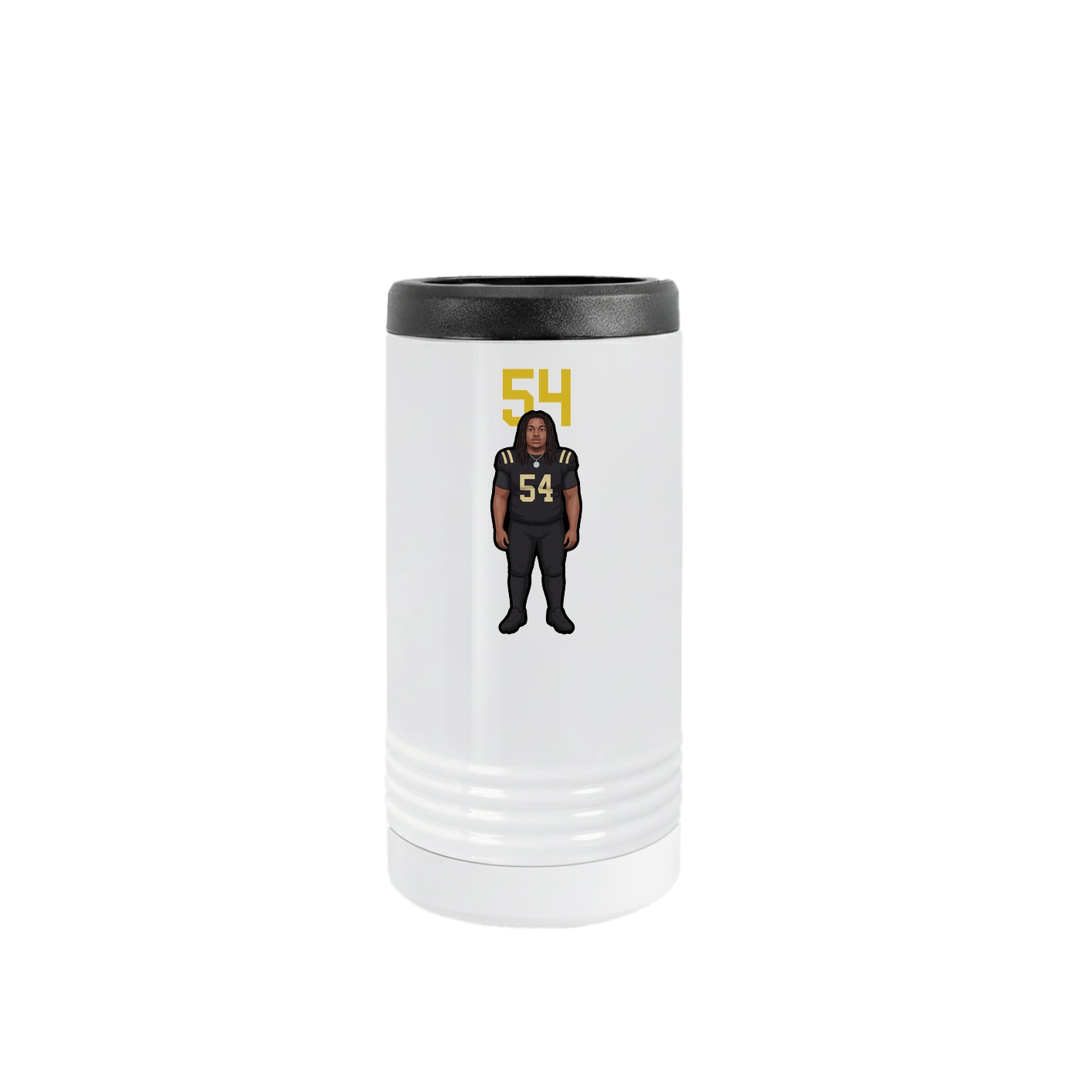 Slim Beverage Holder — Number Top in White