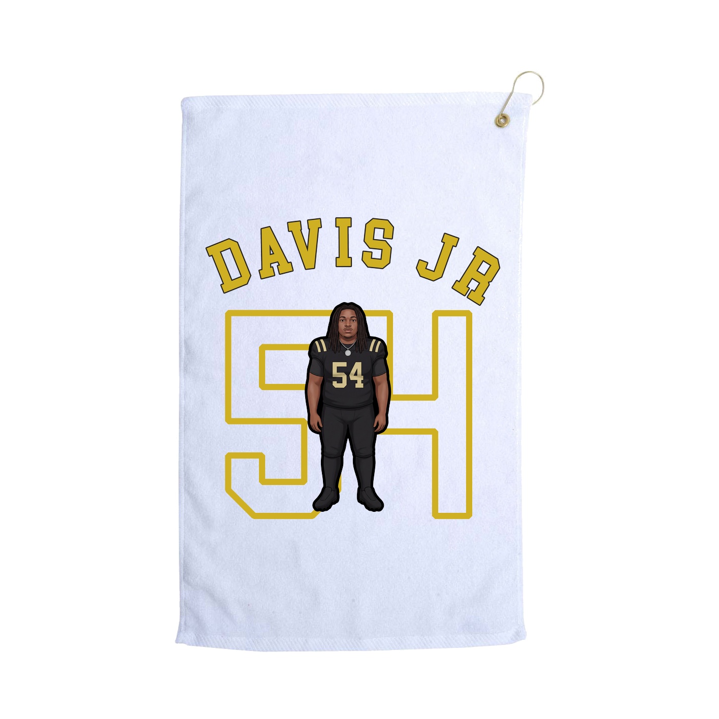 Golf Towel — Shirsey Arch in White