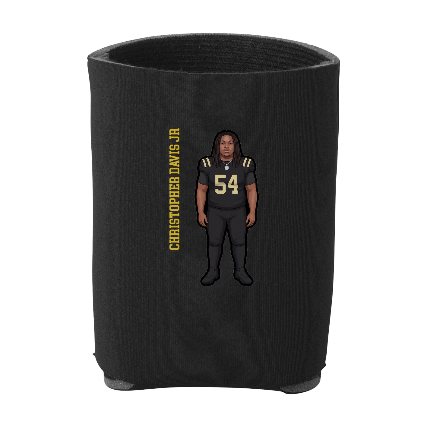 Can Holder — Name Vertical in Black