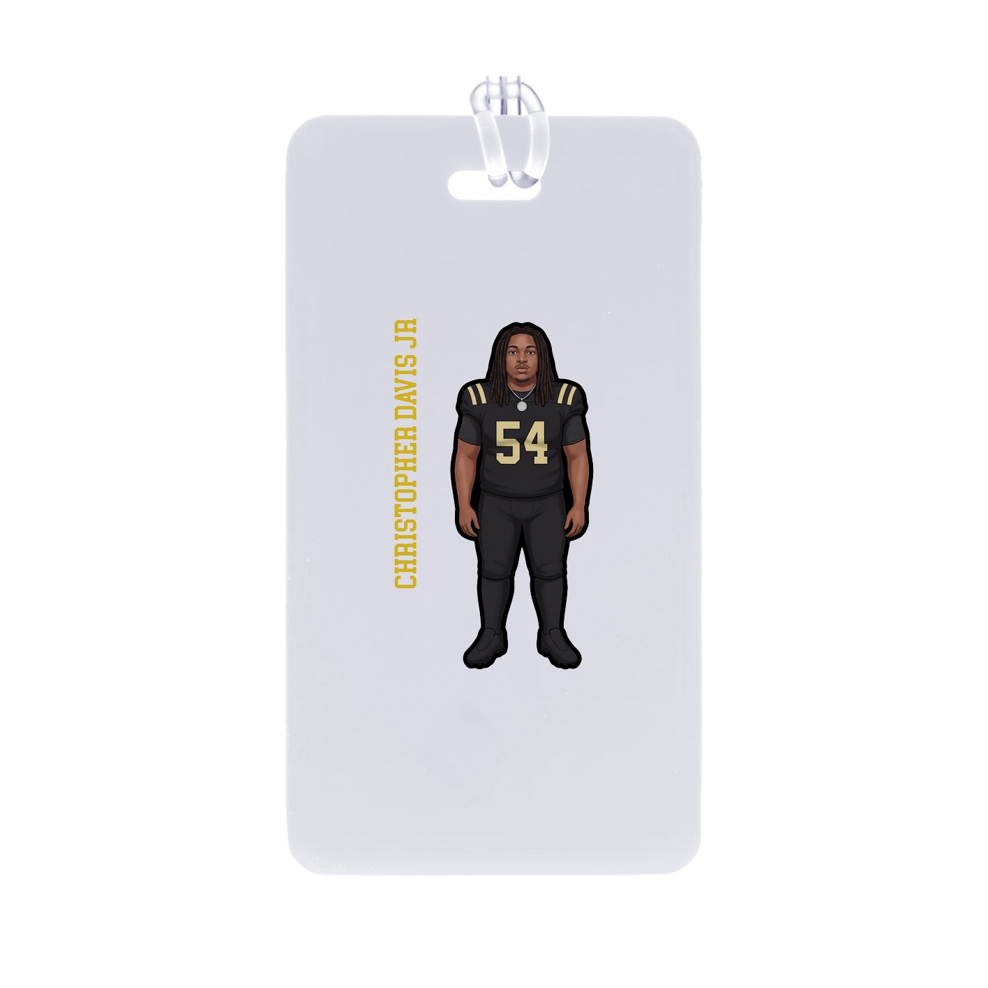 Bag Tag — Name Vertical in Classic