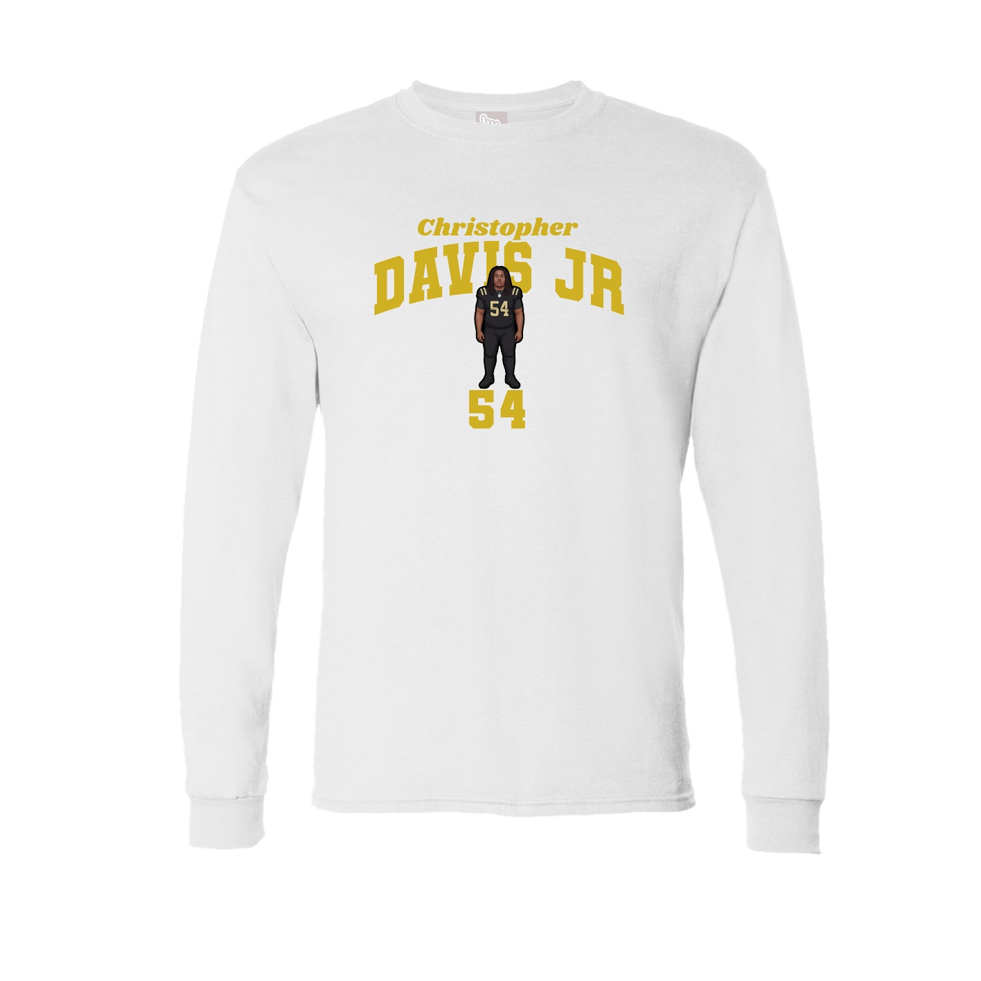 Long Sleeve Tee — Signature Arch in White