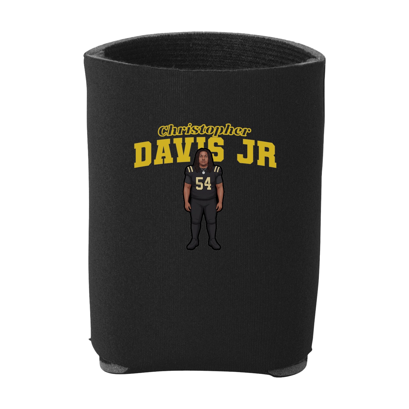 Can Holder — Name Arch in Black