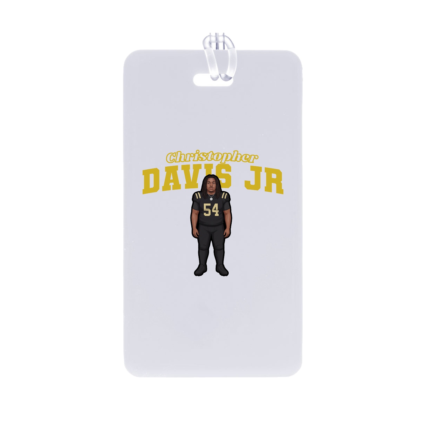 Bag Tag — Name Arch in Classic