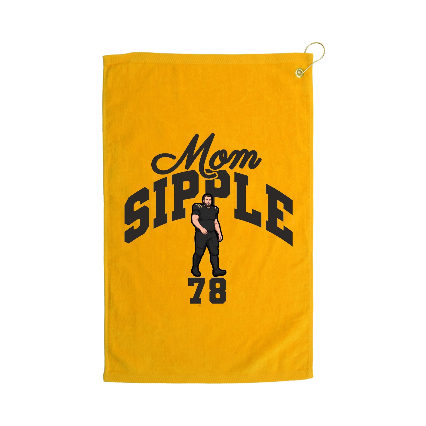 Golf Towel — Mothers Day Arch in Gold