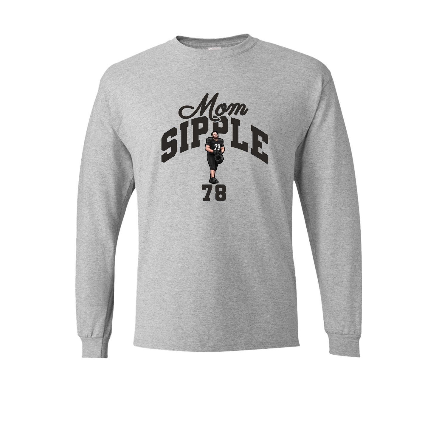 Long Sleeve Tee — Mothers Day Arch in Grey