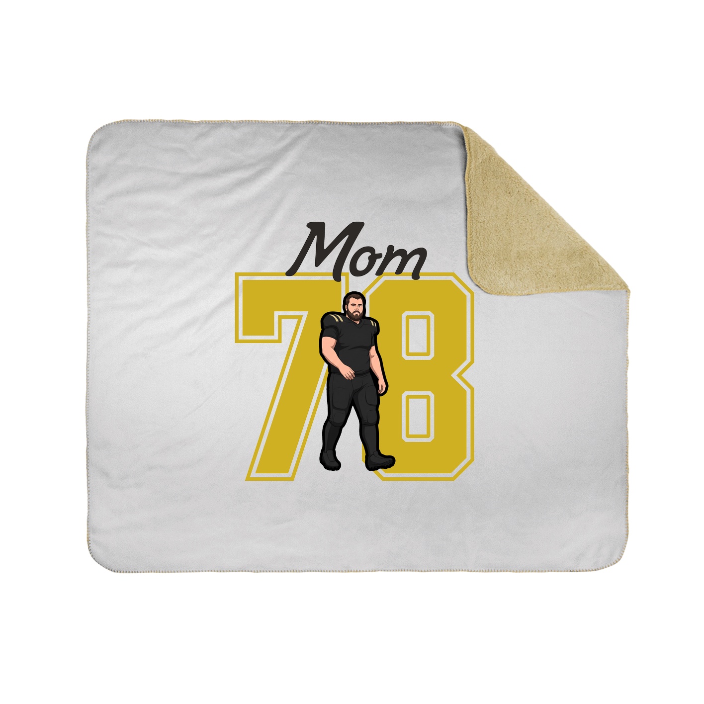 Throw Blanket — Mothers Day Shirsey in White