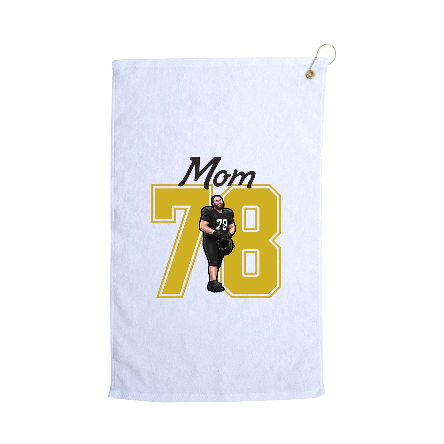 Golf Towel — Mothers Day Shirsey in White