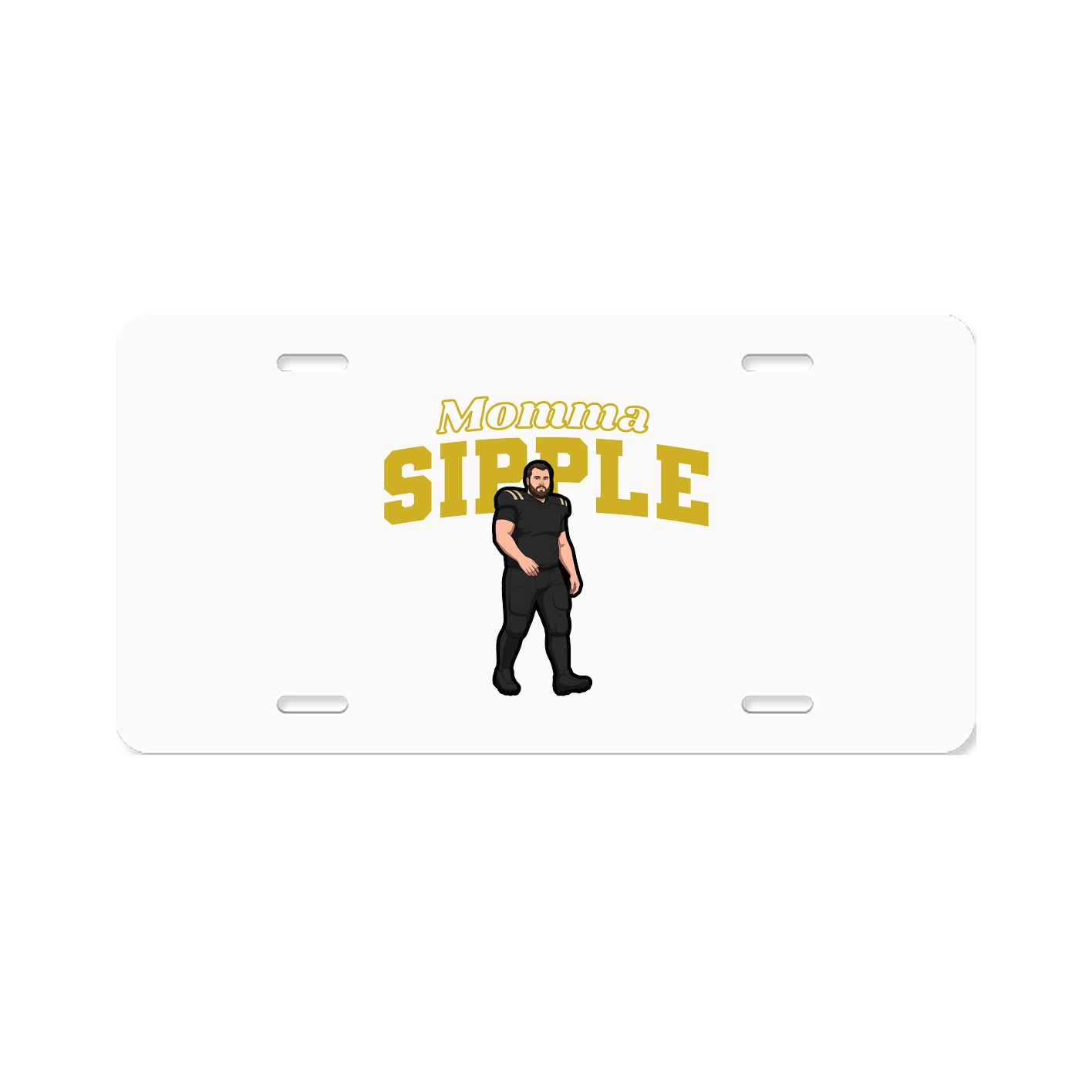 License Plate — Mothers Day Block in Classic