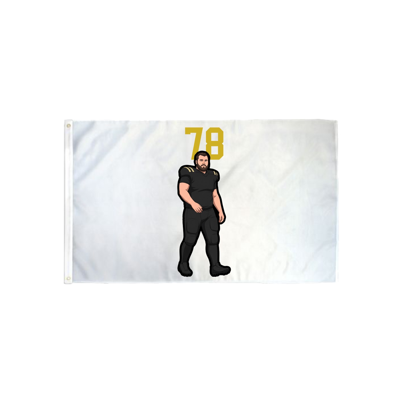 3x5 Flag — Number Top in Classic